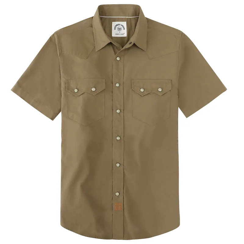 DubinikĀ® Men's Pearl Snap Western Plaid Shirt Short Sleeve#47030 made by Dubinik