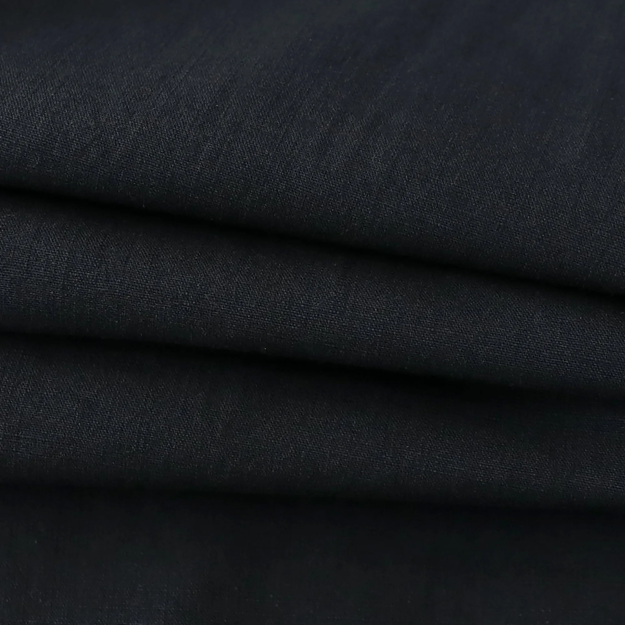 Dubinik® Black Solid Mens Short Sleeve Casual Cotton Regular Fit Lightweight Pocket Chambray Mens Short Sleeve#0057013 sold by Dubinik product image thumbnail 4