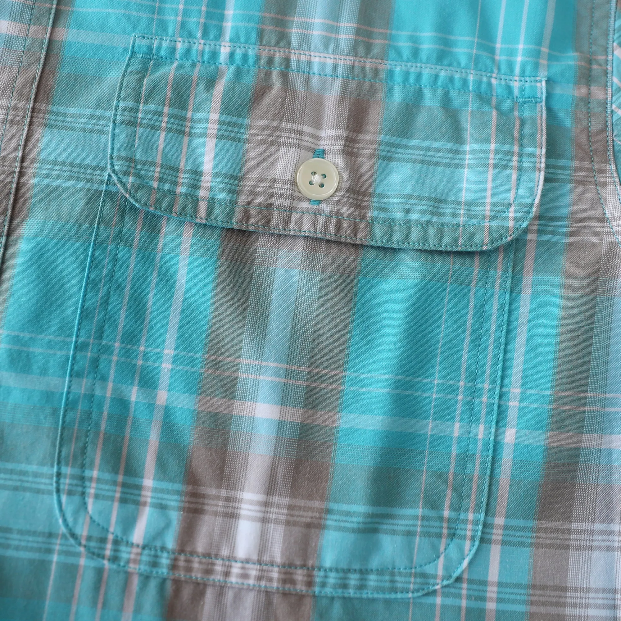 Dubinik® 4.1oz Mens Long Sleeve Button Down Shirts Casual Plaid Shirt with Practical Double Pockets Comfortable and Soft#0050024 sold by Dubinik product image thumbnail 4