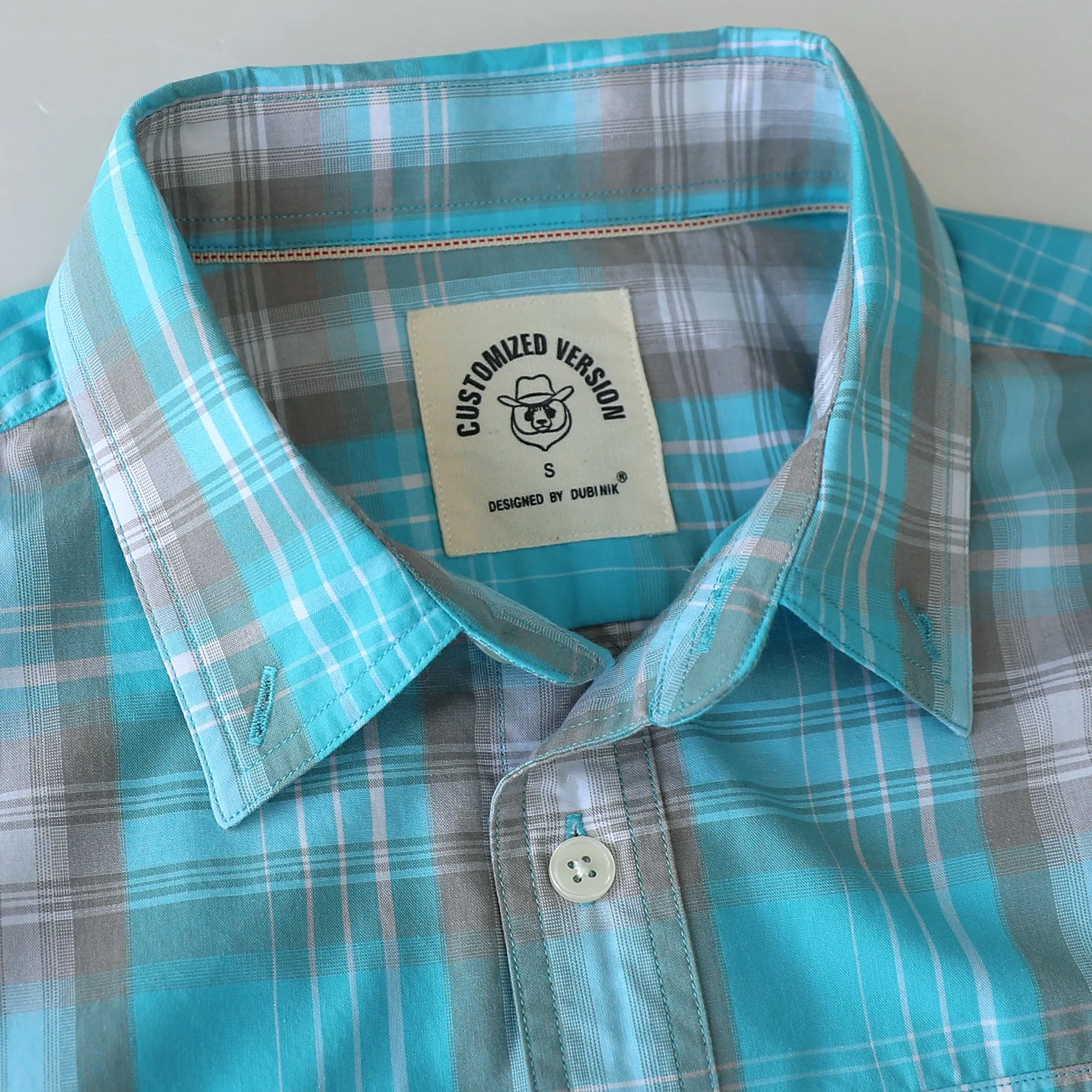 Dubinik® 4.1oz Mens Long Sleeve Button Down Shirts Casual Plaid Shirt with Practical Double Pockets Comfortable and Soft#0050024 sold by Dubinik product image thumbnail 3