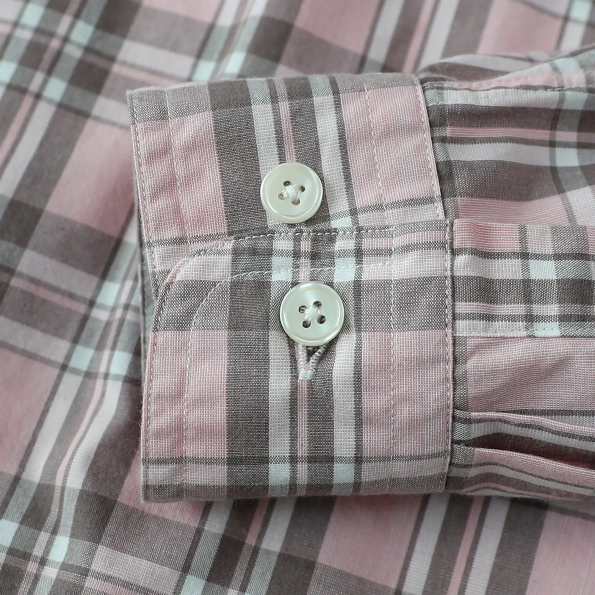 Dubinik® 4.1oz Mens Long Sleeve Button Down Shirts Casual Plaid Shirt with Practical Double Pockets Comfortable and Soft#0050018 sold by Dubinik product image thumbnail 5