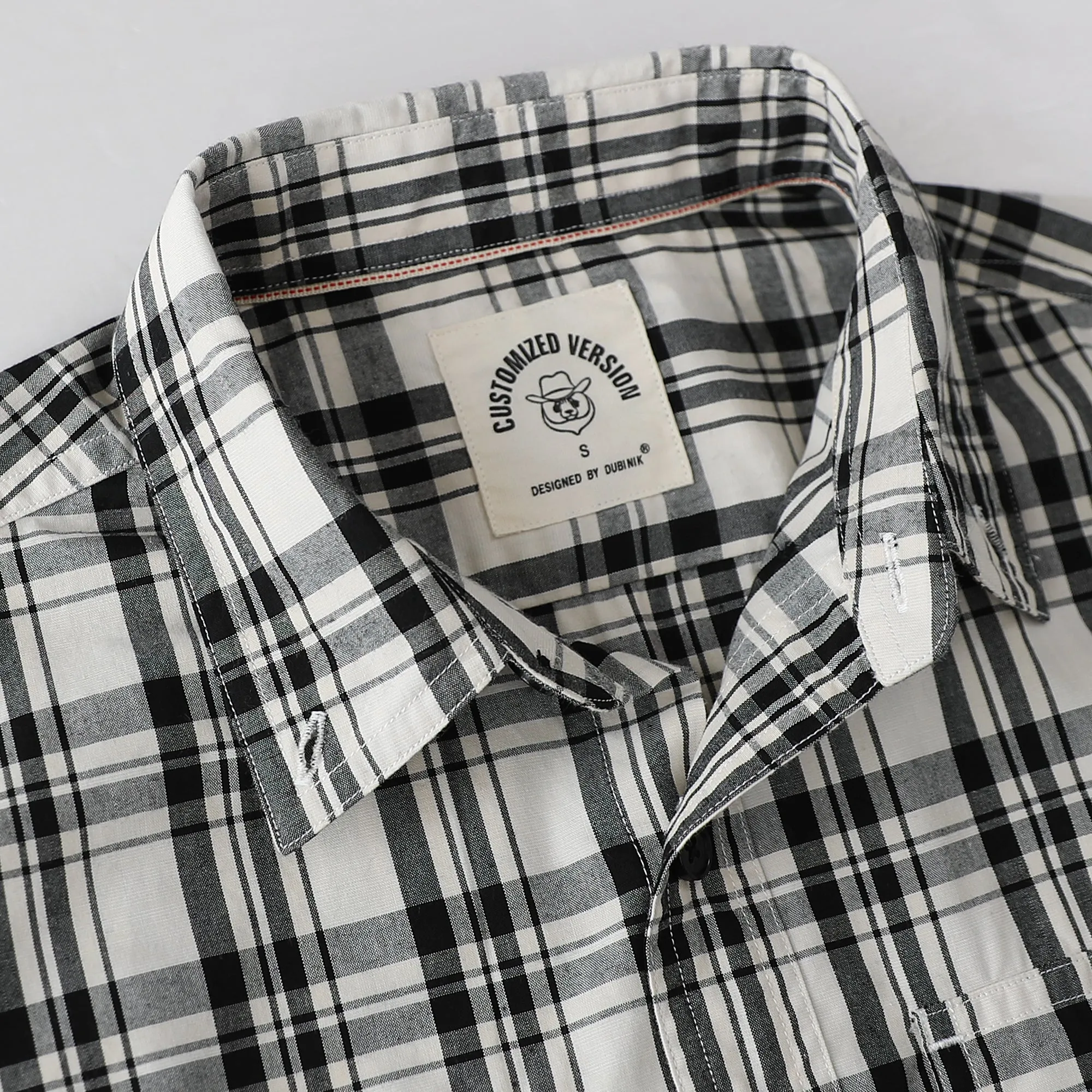 Dubinik® 4.1oz Mens Long Sleeve Shirts Casual Plaid Shirt with Practical Double Pockets Comfortable and Soft#0050009 sold by Dubinik product image thumbnail 3