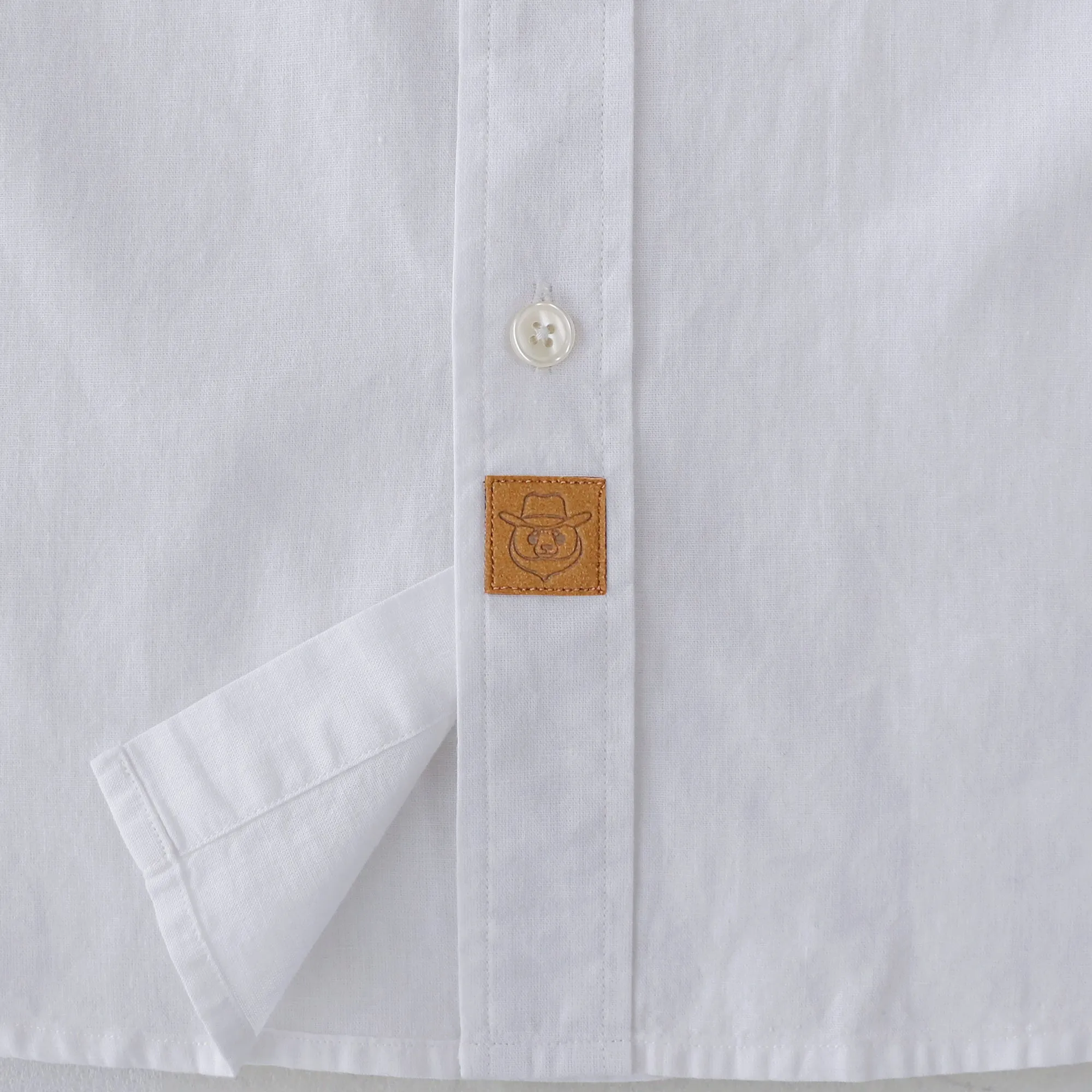 Dubinik® Pure White Mens Short Sleeve Button Down Shirts 100% Cotton Plaid Men's Casual Button-Down Shirts with Pocket#0108 sold by Dubinik product image thumbnail 5