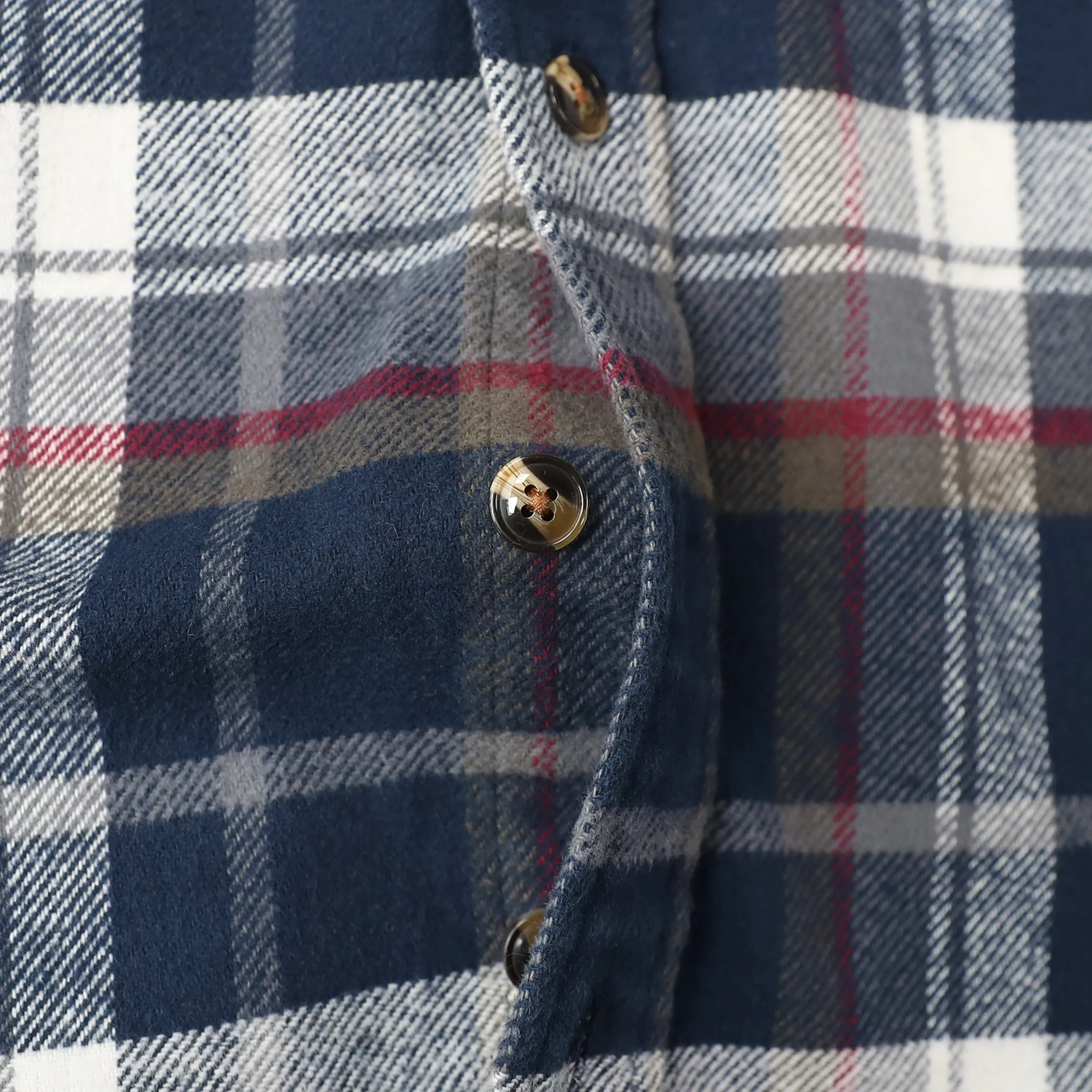 Dubinik® 10.8oz Ultra Heavyweight Flannel Shirt for Men Long Sleeve Casual Button Down Soft Pure Cotton Plaid Warm Suede Cuffs#0082004 sold by Dubinik product image thumbnail 4