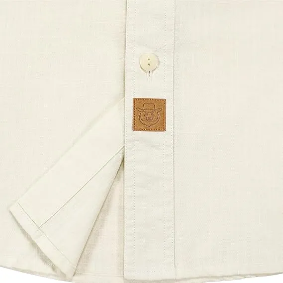Dubinik® 5.5oz Beige Chambray Long Sleeve Button-Front Closure Pocket Cotton Workshirt#58007 sold by Dubinik product image thumbnail 5