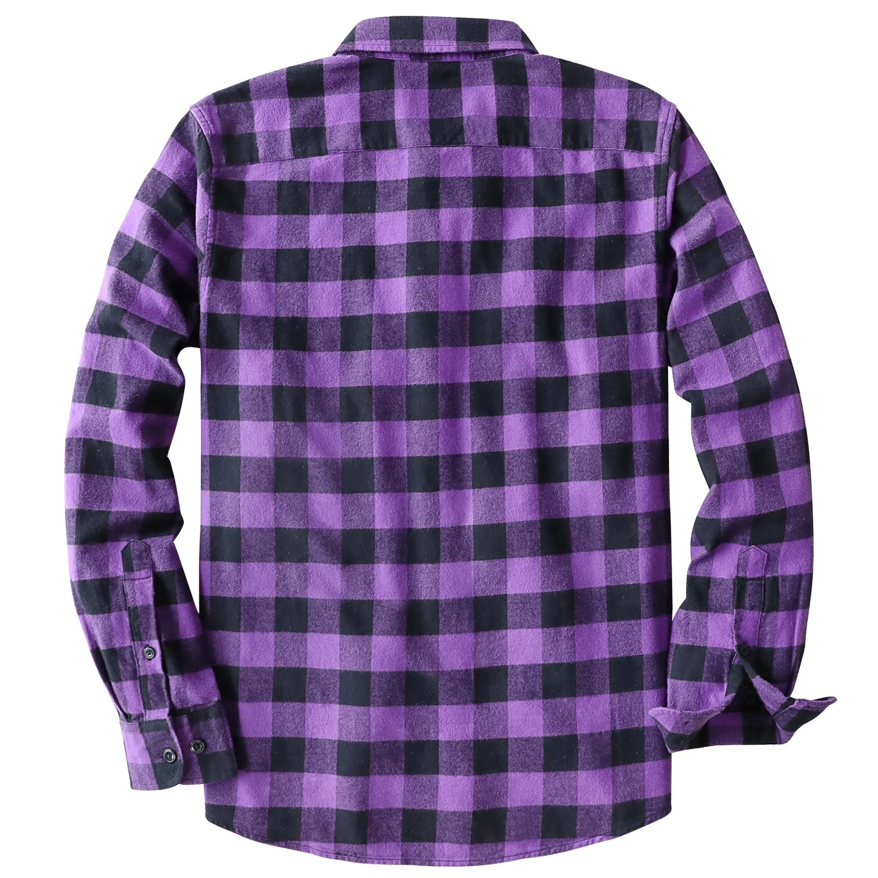 Dubinik® 6oz Flannel Shirt for Men 100% Cotton Mens Flannel Shirts Long Sleeve Plaid Soft Casual Button Down Shirt Men#66208 sold by Dubinik product image thumbnail 2