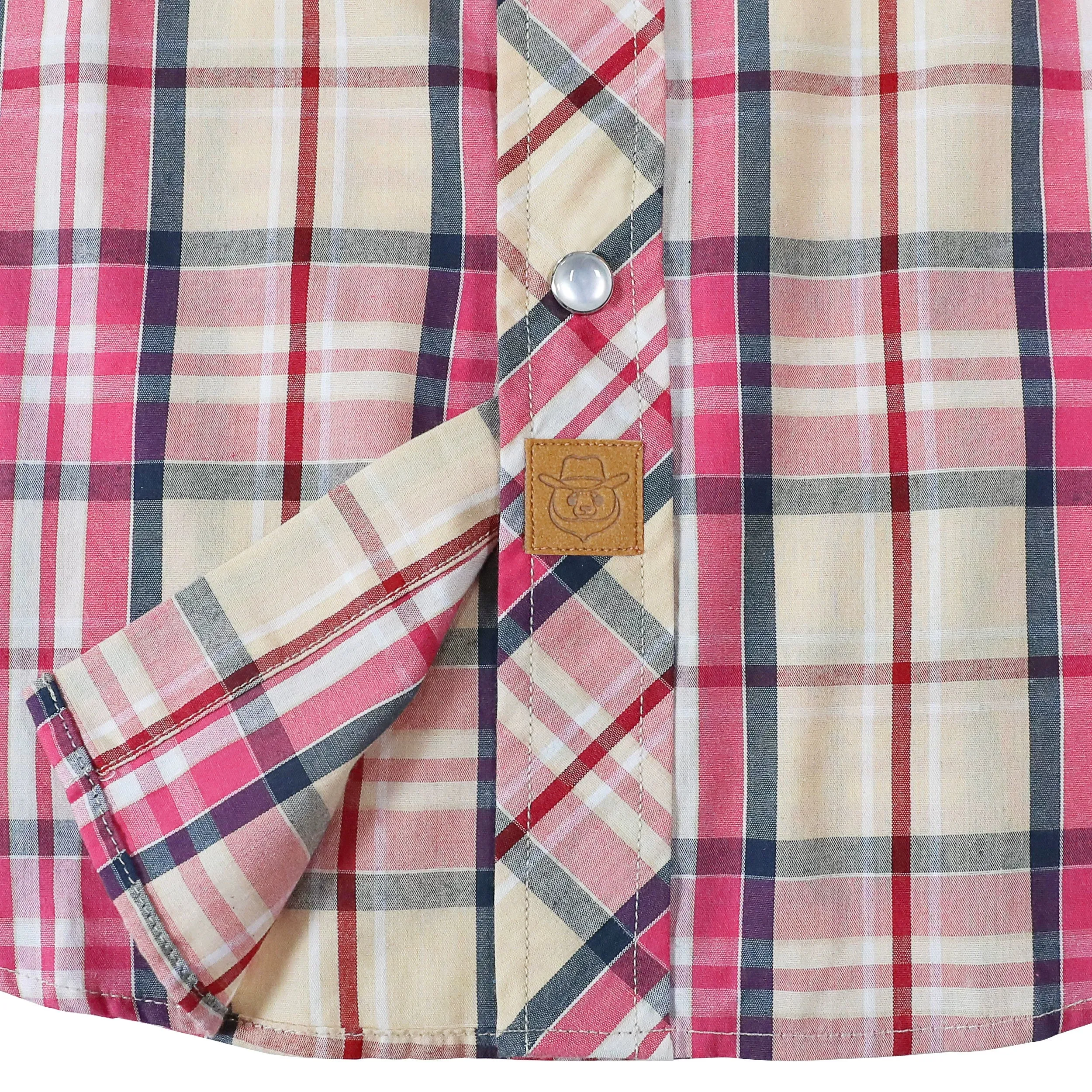 Dubinik® 3.2oz Pearl Snap Shirts for Men Long Sleeve Western Shirts for Men Vintage Casual Plaid Shirt Cowboy Shirts for Men#42023 sold by Dubinik product image thumbnail 5