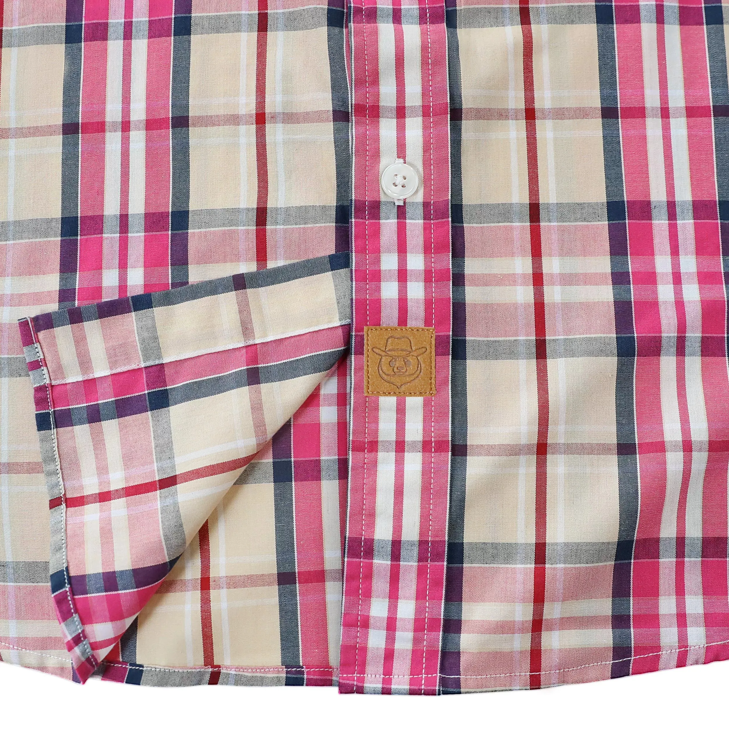 Dubinik® 3.2oz Mens Long Sleeve Casual Button Down Vintage Plaid Shirts#52023 sold by Dubinik product image thumbnail 5