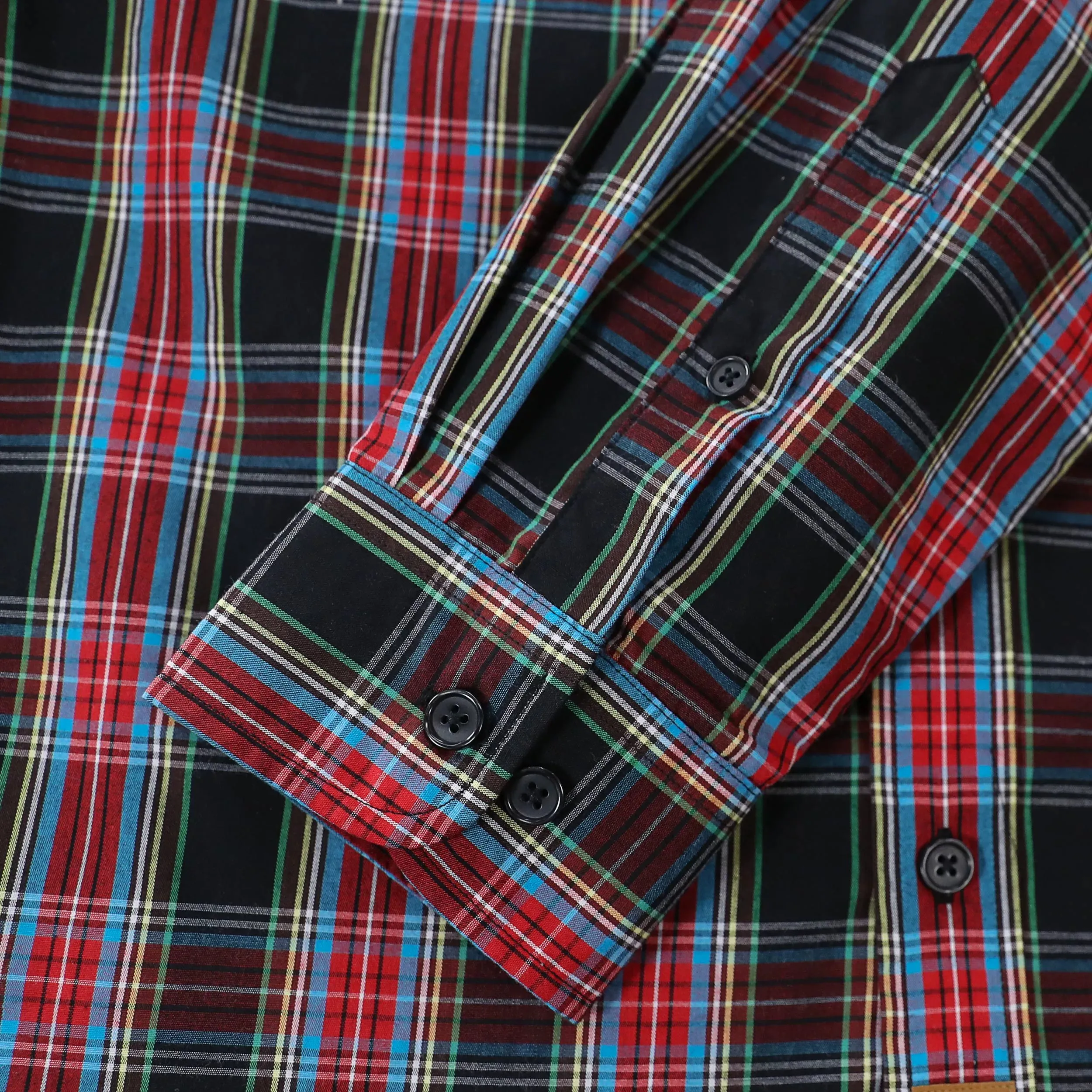 Dubinik® 3.2oz Mens Long Sleeve Casual Button Down Vintage Plaid Shirts#52011 sold by Dubinik product image thumbnail 4