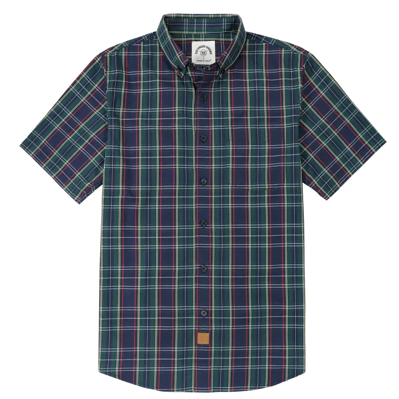 Dubinik® Green Mens Short Sleeve Button Down Shirts Summer Vintage Short Sleeve Button Down Men Lightweight Men's Casual Shirts#51032 made by Dubinik