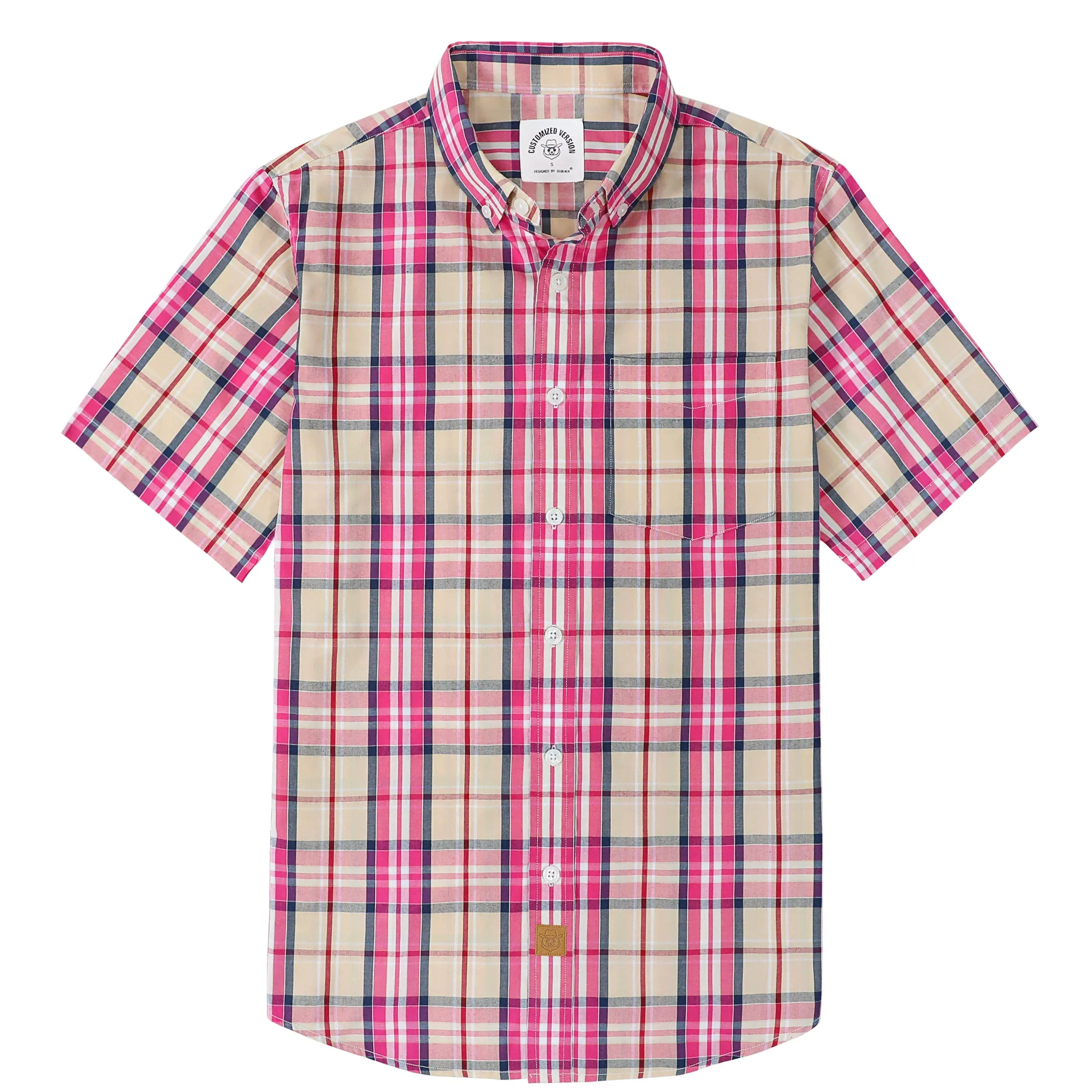 Dubinik® Mens Short Sleeve Button Down Shirts Summer Vintage Short Sleeve Button Down Men Lightweight Men's Casual Shirts#51023 sold by Dubinik
