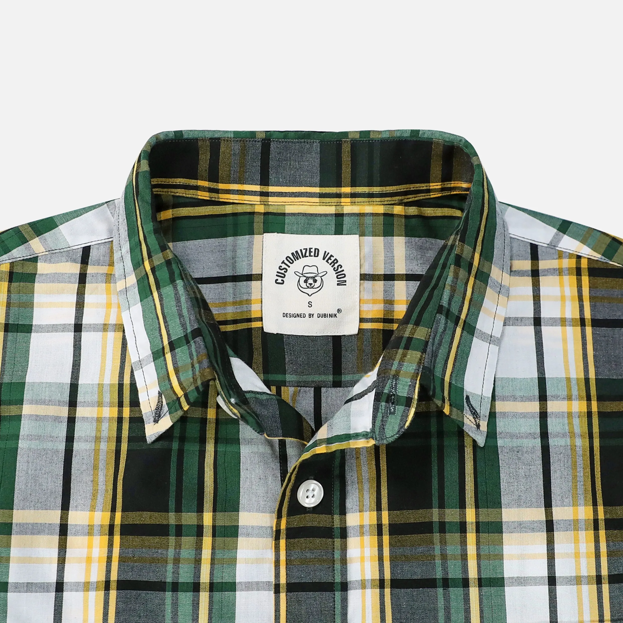 Dubinik® Green Mens Short Sleeve Button Down Shirts Summer Vintage Short Sleeve Button Down Men Lightweight Men's Casual Shirts#51004 sold by Dubinik product image thumbnail 3