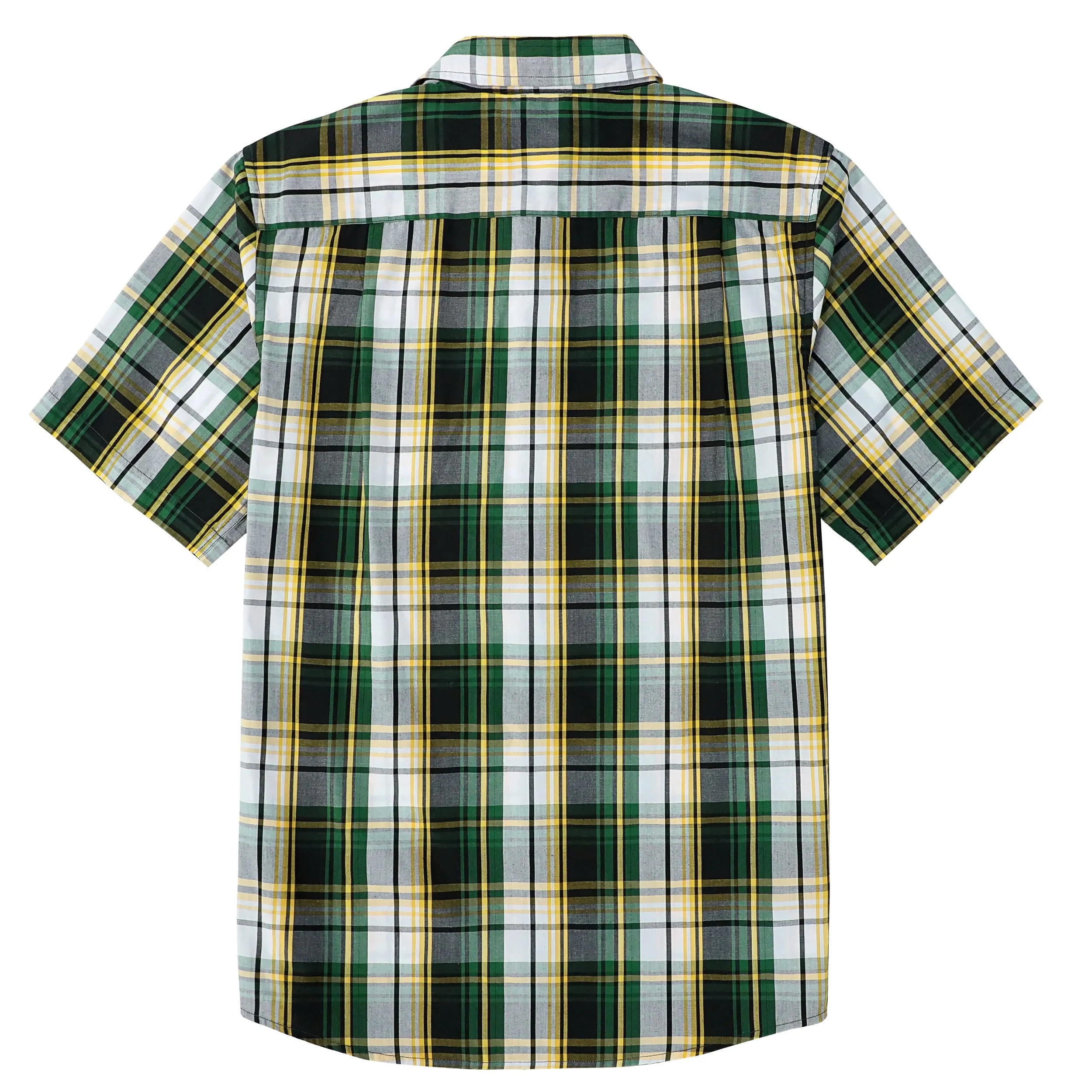Dubinik® Green Mens Short Sleeve Button Down Shirts Summer Vintage Short Sleeve Button Down Men Lightweight Men's Casual Shirts#51004 sold by Dubinik product image thumbnail 2