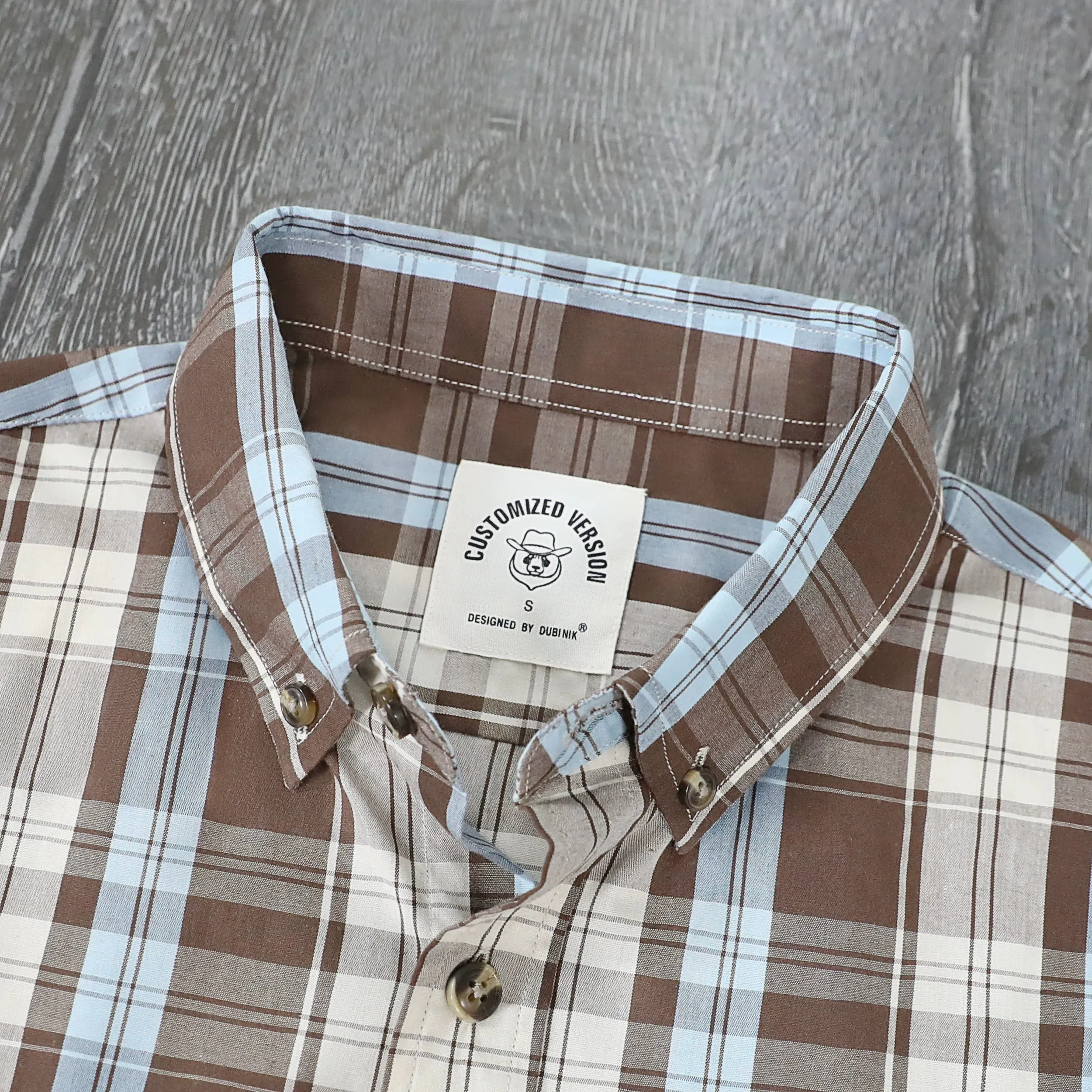 Dubinik® Mens Short Sleeve Button Down Shirts Summer Vintage Short Sleeve Button Down Men Lightweight Men's Casual Shirts#51001 sold by Dubinik product image thumbnail 4
