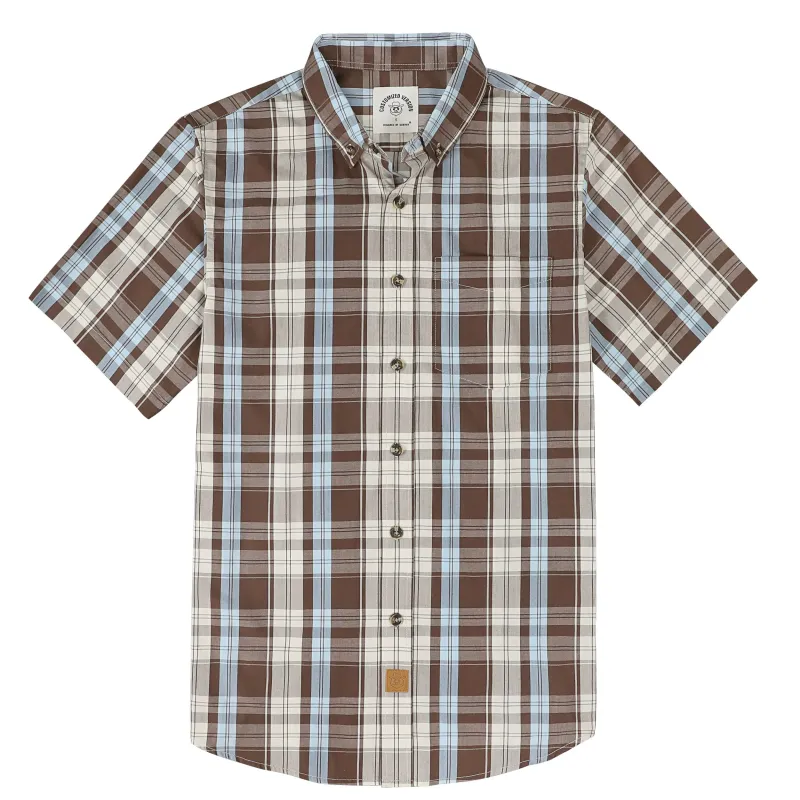 Dubinik® Mens Short Sleeve Button Down Shirts Summer Vintage Short Sleeve Button Down Men Lightweight Men's Casual Shirts#51001 made by Dubinik