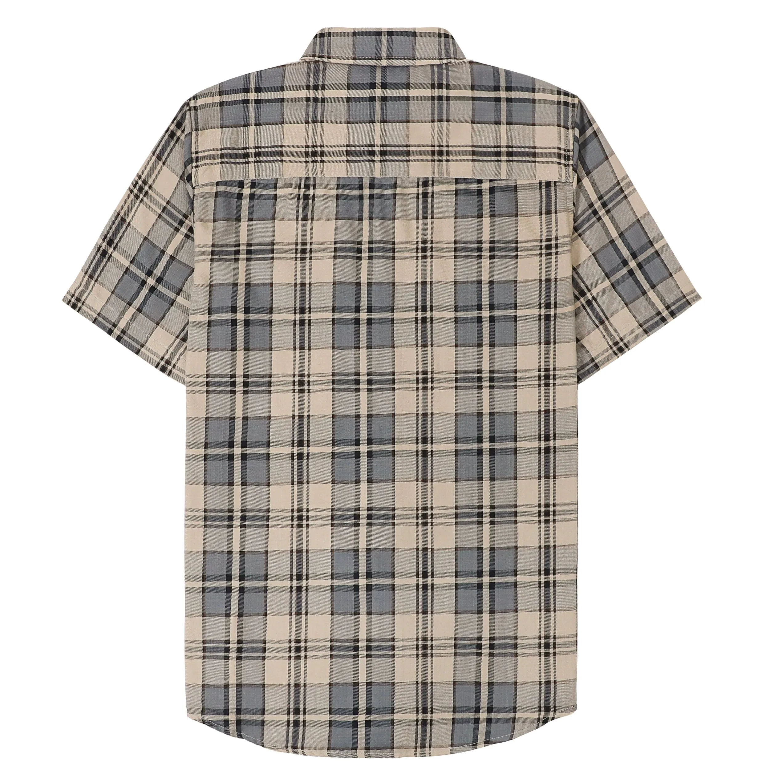 Dubinik® Bamboo Viscose Mens Short Sleeve Button Down Pockets Shirts#39901 sold by Dubinik product image thumbnail 2