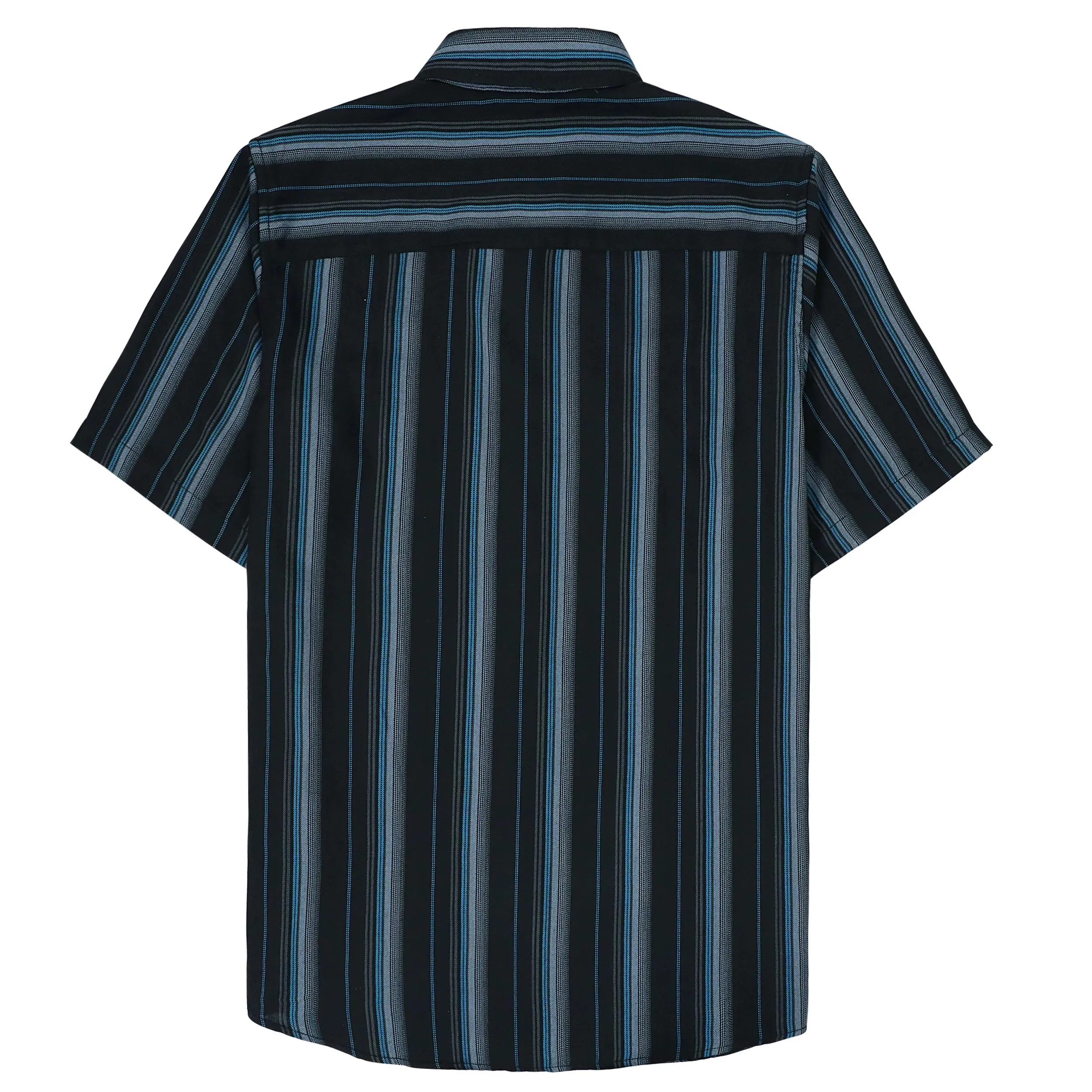 Dubinik® Bamboo Viscose Mens Short Sleeve Button Down Pockets Shirts#39506 sold by Dubinik product image thumbnail 2
