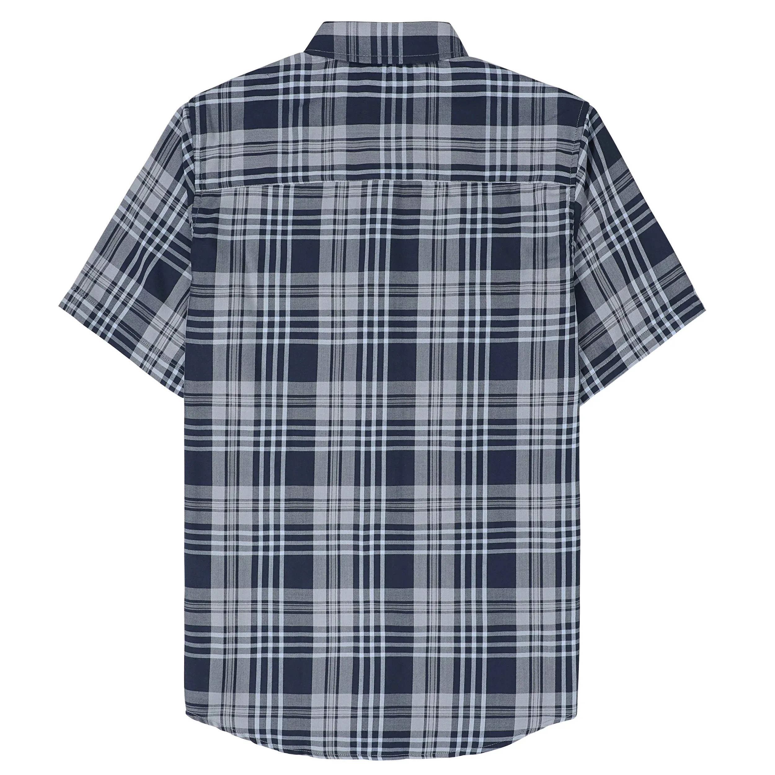 Dubinik® Bamboo Viscose Mens Short Sleeve Button Down Pockets Shirts#39502 sold by Dubinik product image thumbnail 2