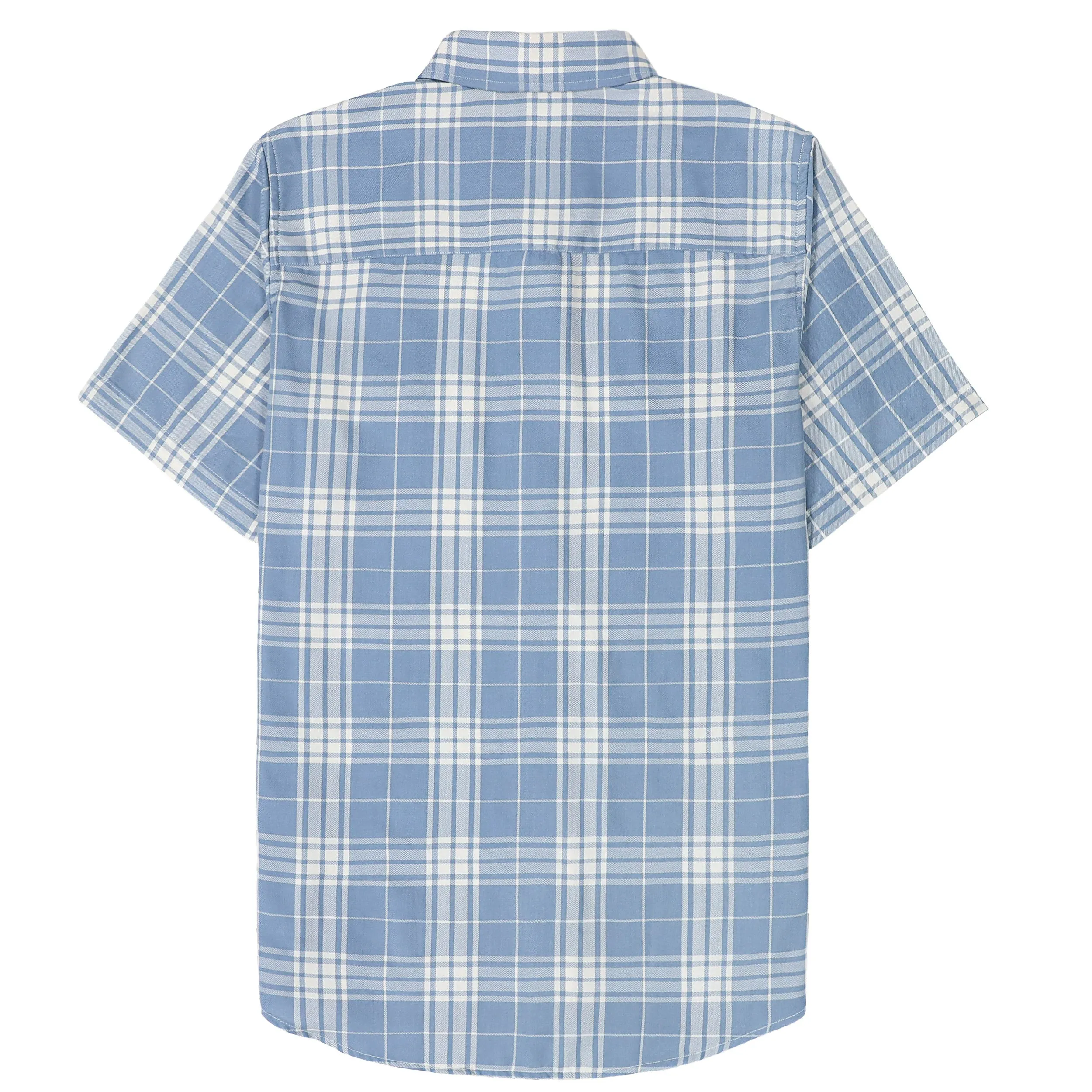 Dubinik® Bamboo Viscose Mens Short Sleeve Button Down Pockets Shirts#39014 sold by Dubinik product image thumbnail 2