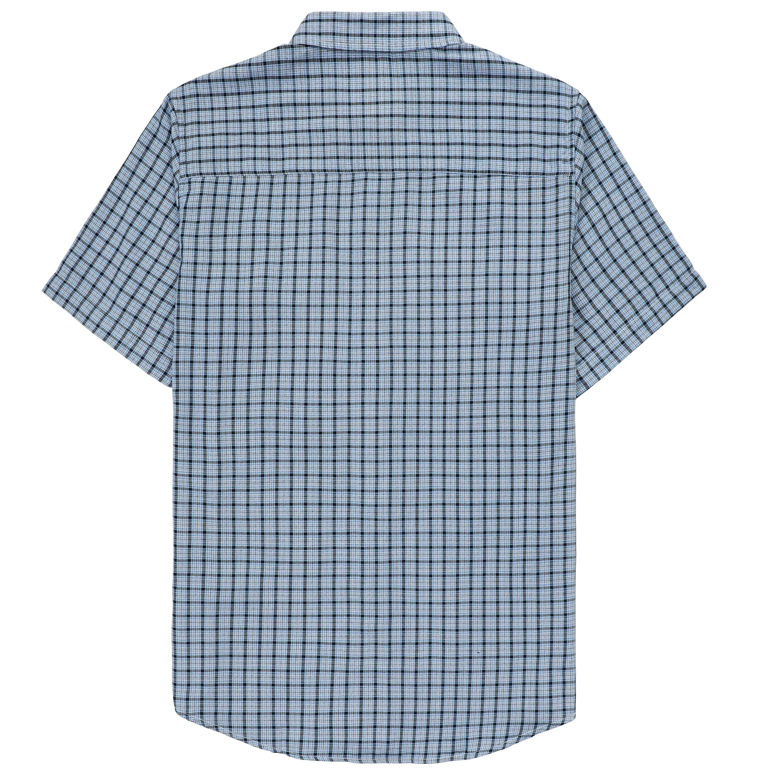 Dubinik® Bamboo Viscose Mens Short Sleeve Button Down Pockets Shirts#39010 sold by Dubinik product image thumbnail 2