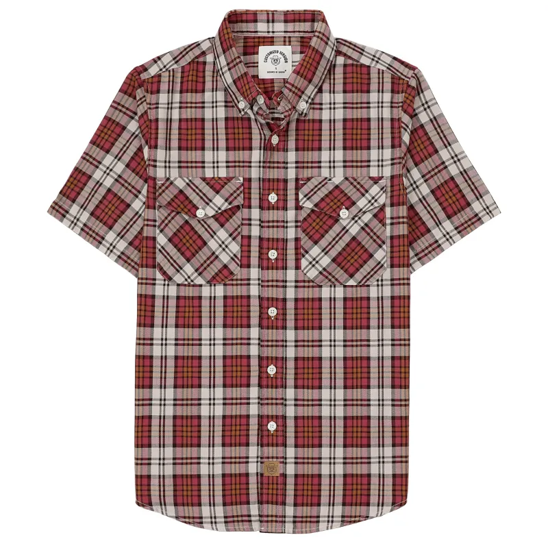 Dubinik® Bamboo Viscose Mens Short Sleeve Button Down Pockets Shirts#39008 made by Dubinik