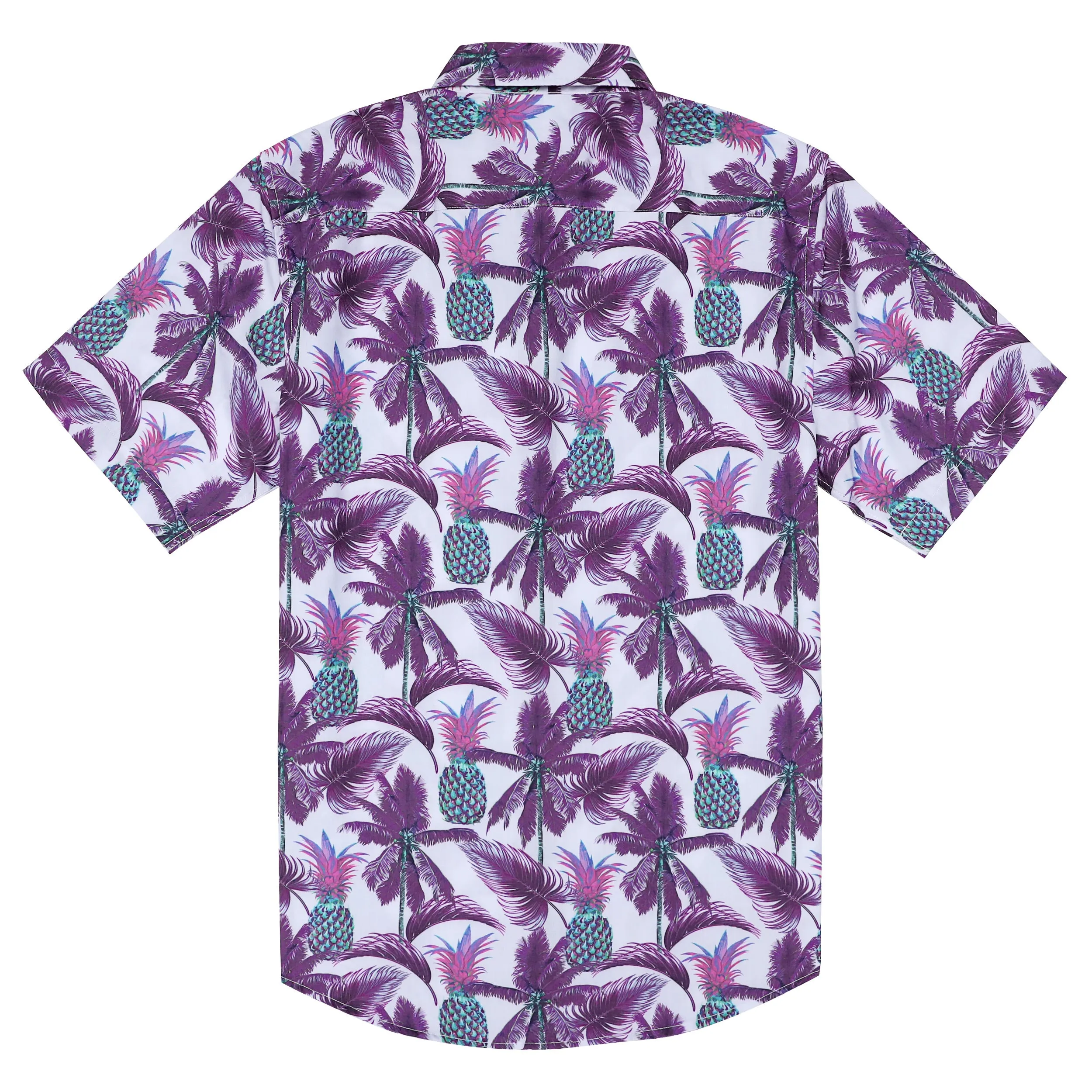 Hawaiian Shirt for Men Aloha Tropical Short Sleeve Button Down Print Beach Shirts #2621 sold by Dubinik product image thumbnail 2