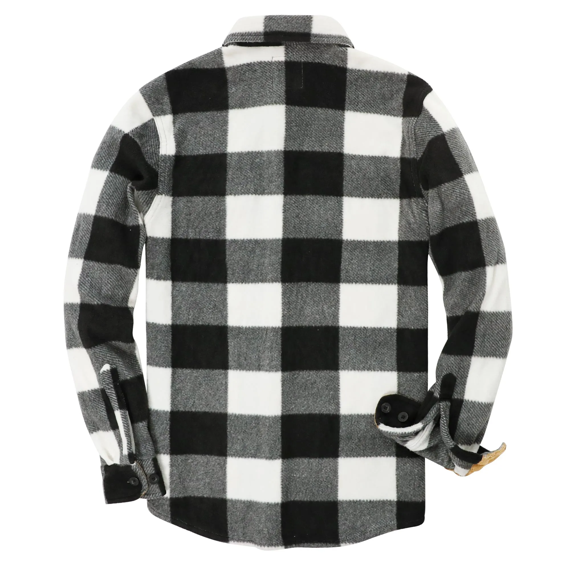 Mens Long Sleeve Fleece Shirt Casual Button Down Light-in-weight Shirt #1810 sold by Dubinik product image thumbnail 2