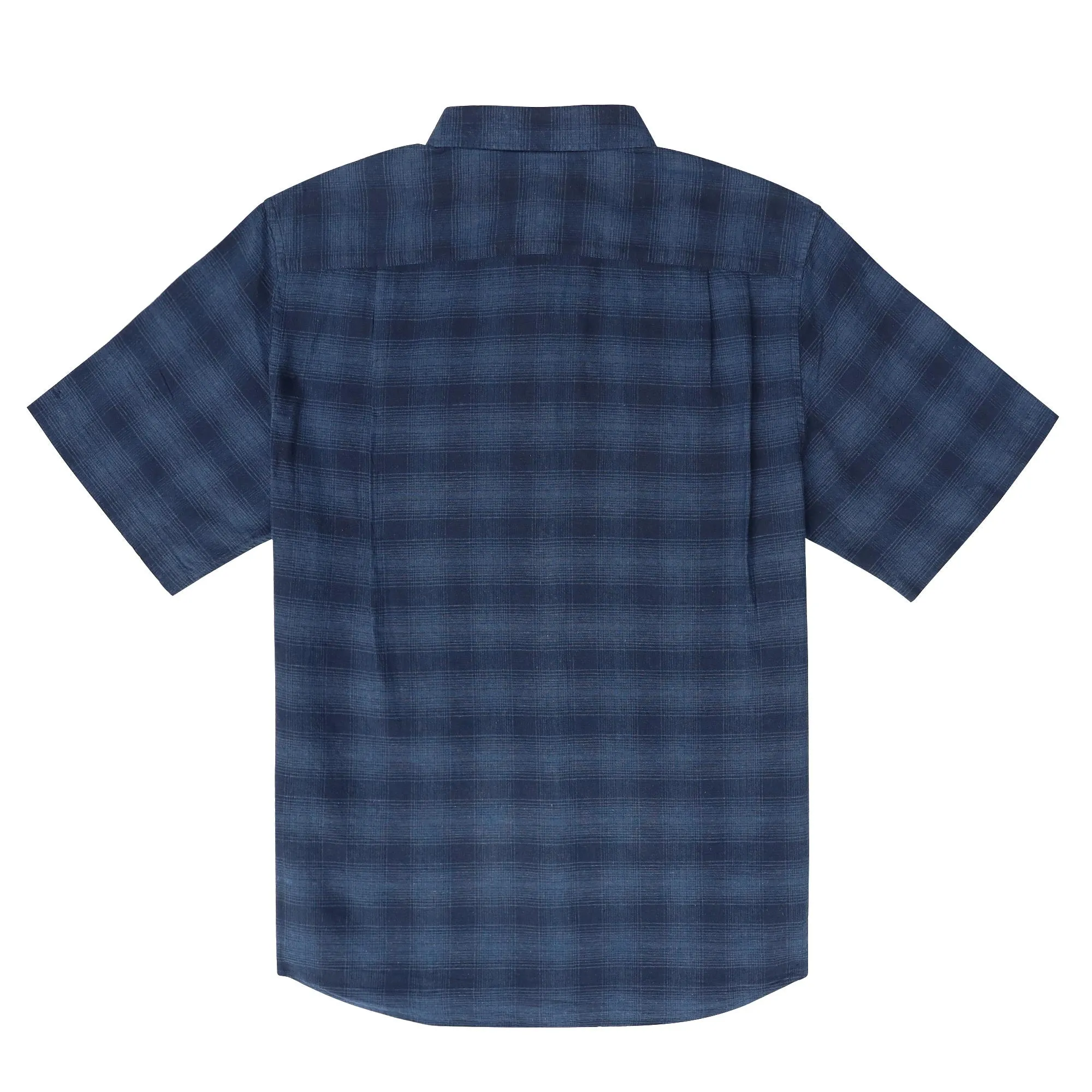 Dubinik® Mens Short Sleeve Button Down Shirts 100% Cotton Plaid Casual Shirt with Pocket #0109 sold by Dubinik product image thumbnail 2