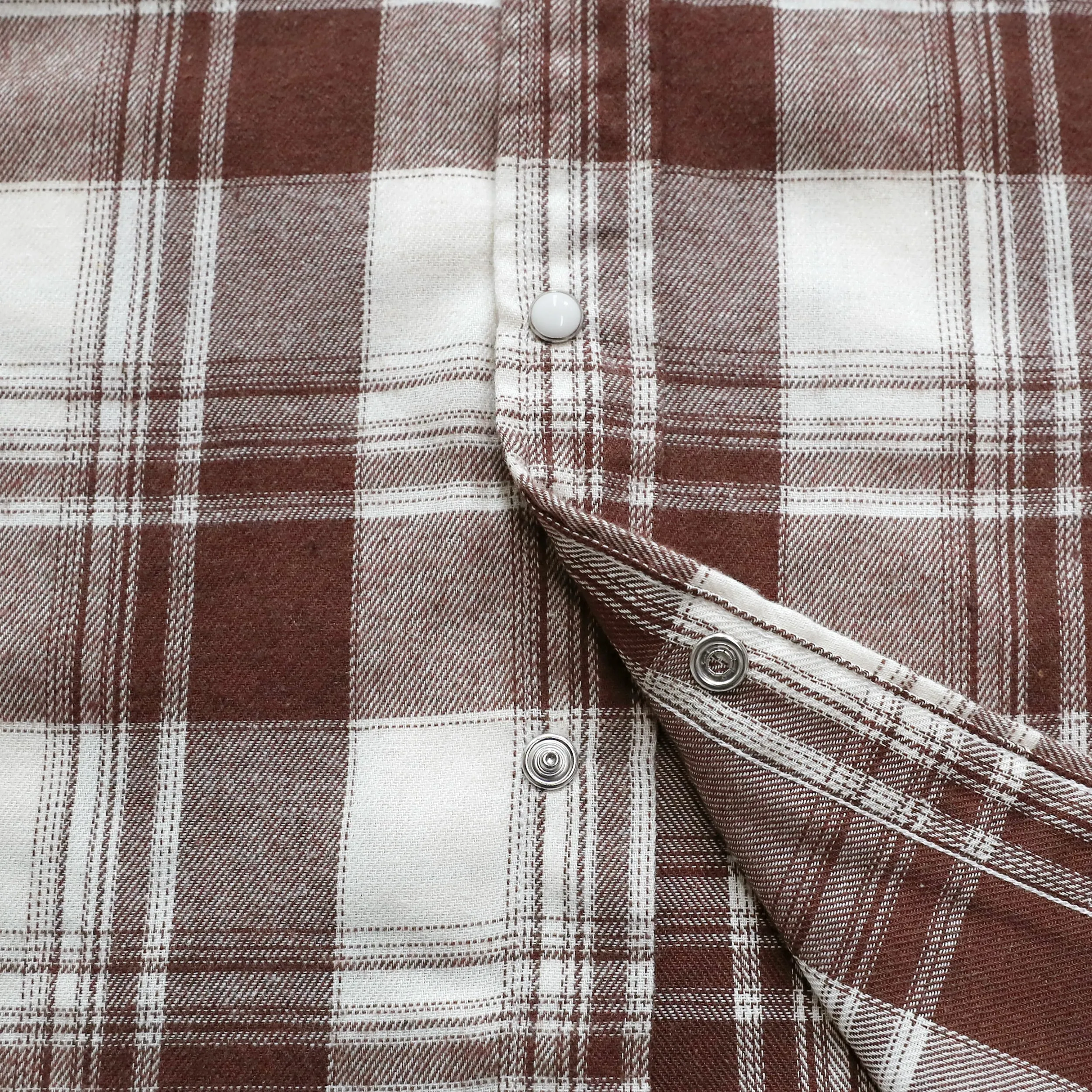 6 oz Mens Flannel Long Sleeve Pearl Snap Buttons Western Cowboy Vintage Casual Shirts #2814 sold by Dubinik product image thumbnail 4