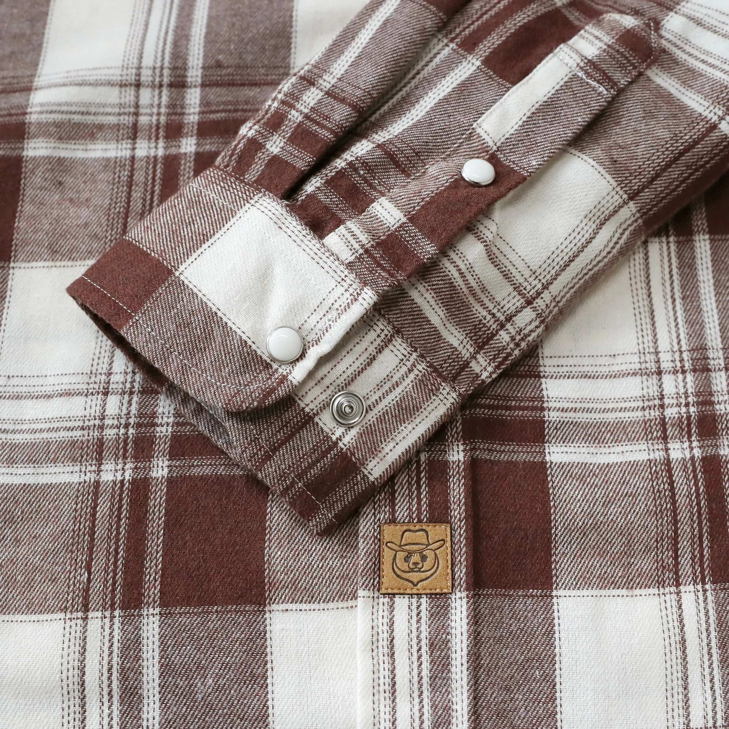 6 oz Mens Flannel Long Sleeve Pearl Snap Buttons Western Cowboy Vintage Casual Shirts #2814 sold by Dubinik product image thumbnail 5