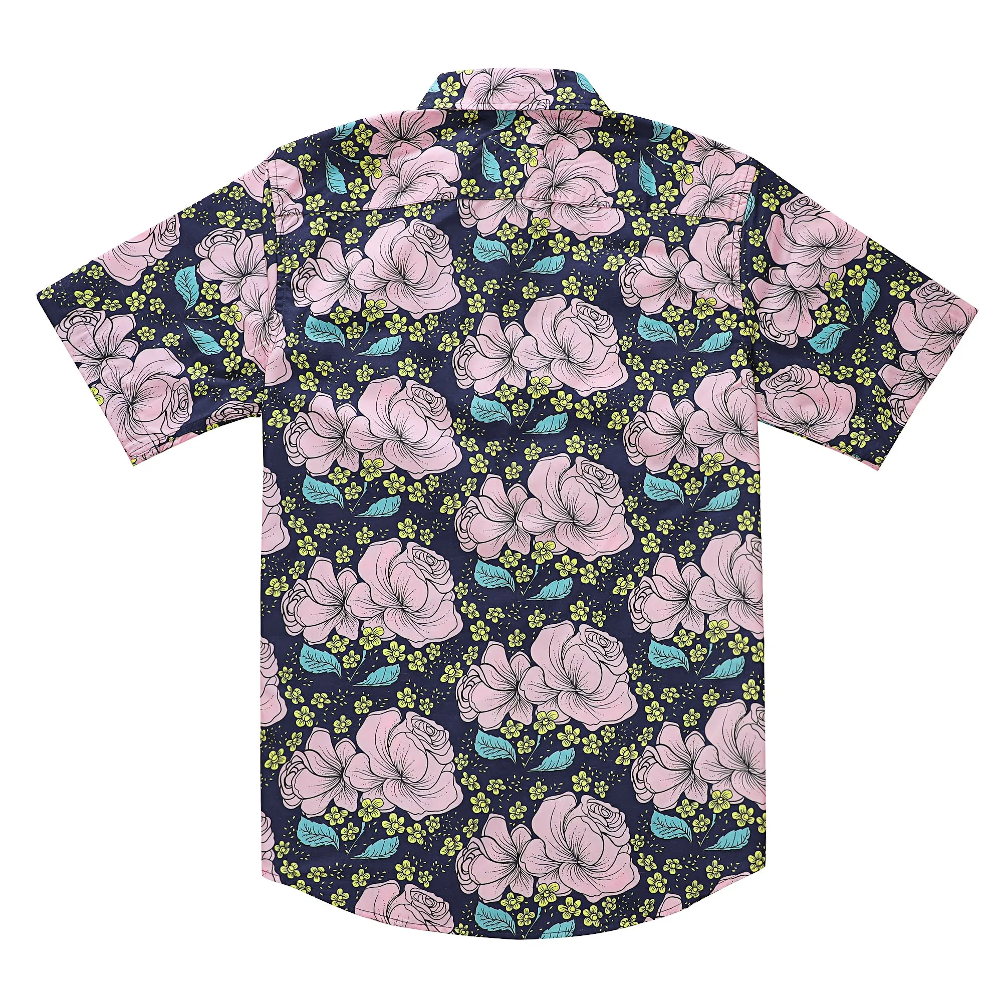 Hawaiian Shirt for Men Aloha Tropical Short Sleeve Button Down Print Beach Shirts #2613 sold by Dubinik product image thumbnail 2