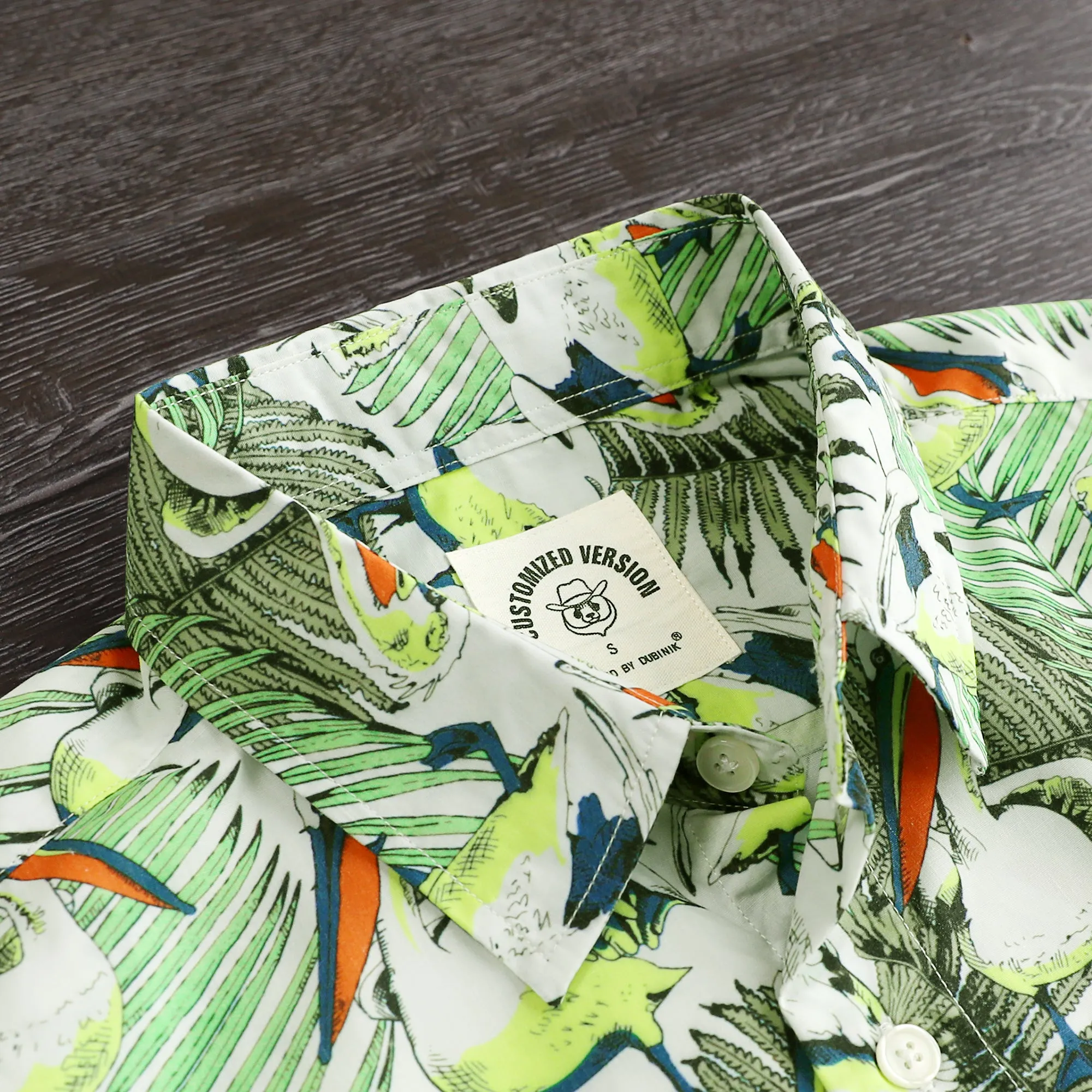 Hawaiian Shirt for Men Aloha Tropical Short Sleeve Button Down Print Beach Shirts #2611 sold by Dubinik product image thumbnail 3