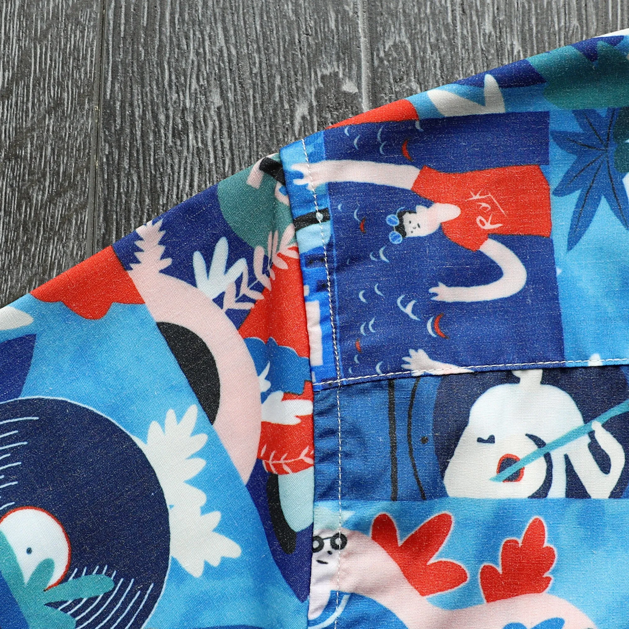 Hawaiian Shirt for Men Aloha Tropical Short Sleeve Button Down Print Beach Shirts #2607 sold by Dubinik product image thumbnail 4