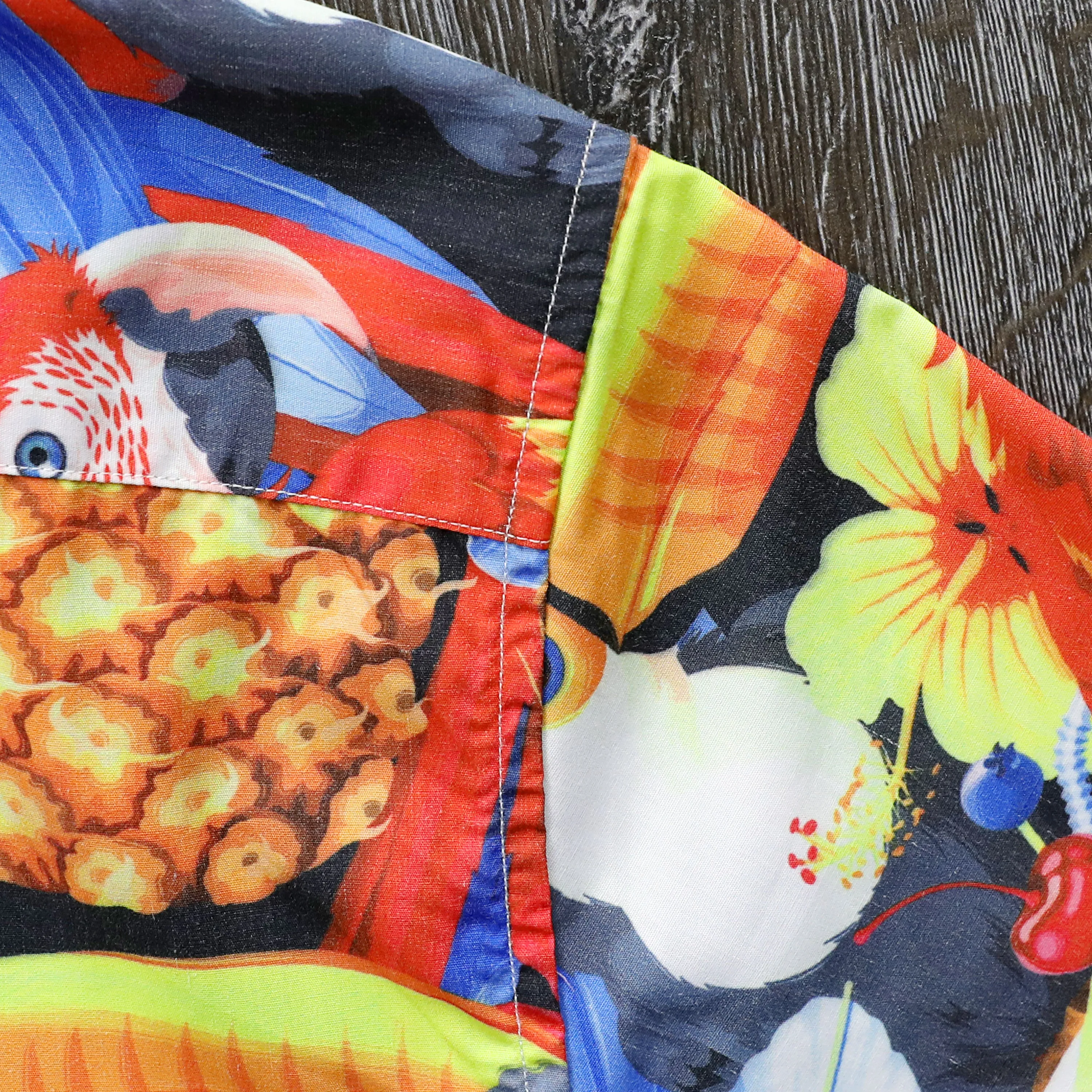 Hawaiian Shirt for Men Aloha Tropical Short Sleeve Button Down Print Beach Shirts #2605 sold by Dubinik product image thumbnail 4