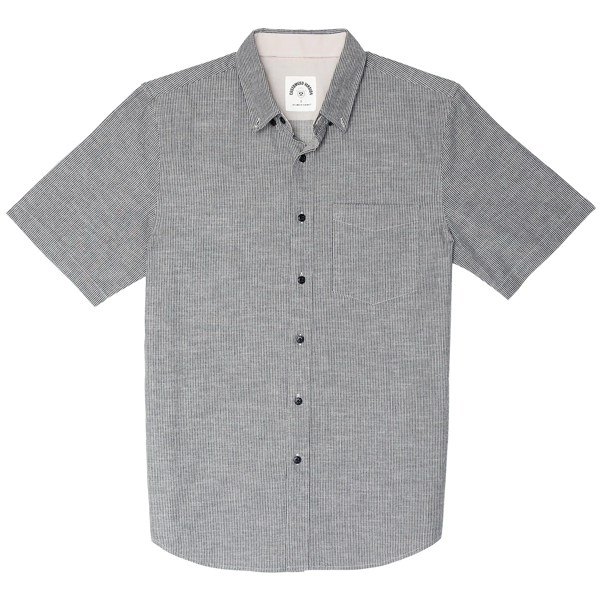 Men's casual short-sleeved cotton shirt #0038 sold by Dubinik