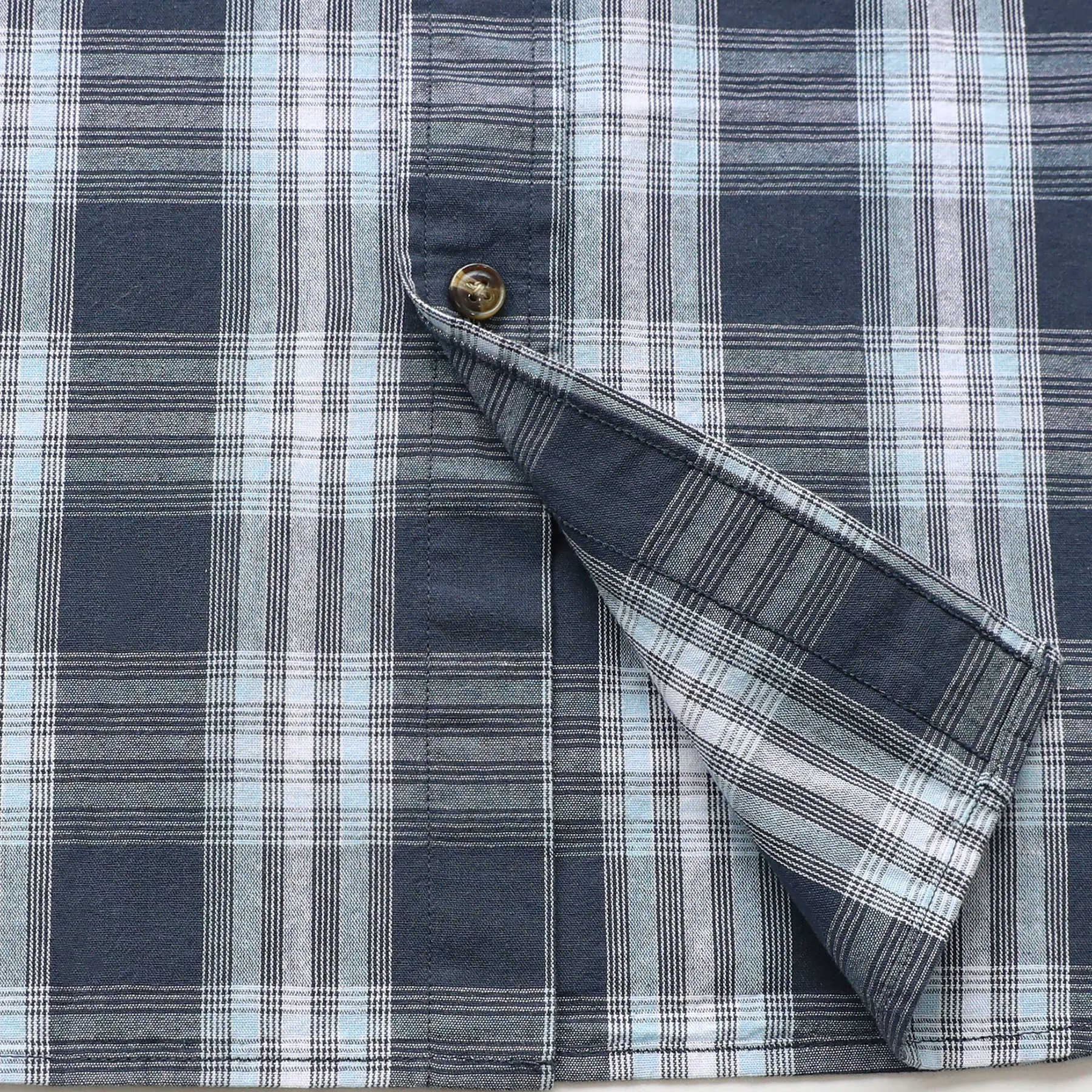 Men's casual short-sleeved cotton shirt #0014 sold by Dubinik product image thumbnail 5