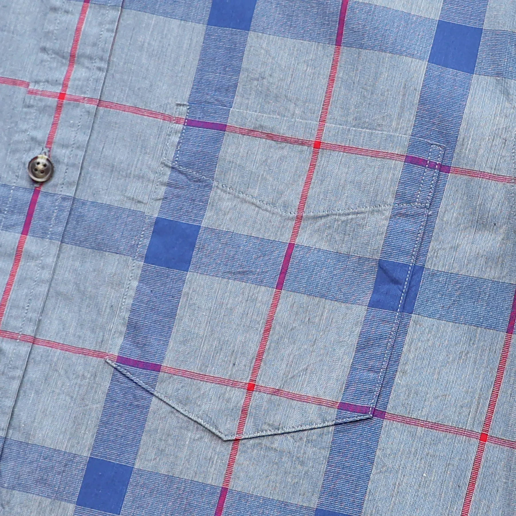 Men's casual short-sleeved cotton shirt #0004 sold by Dubinik product image thumbnail 3