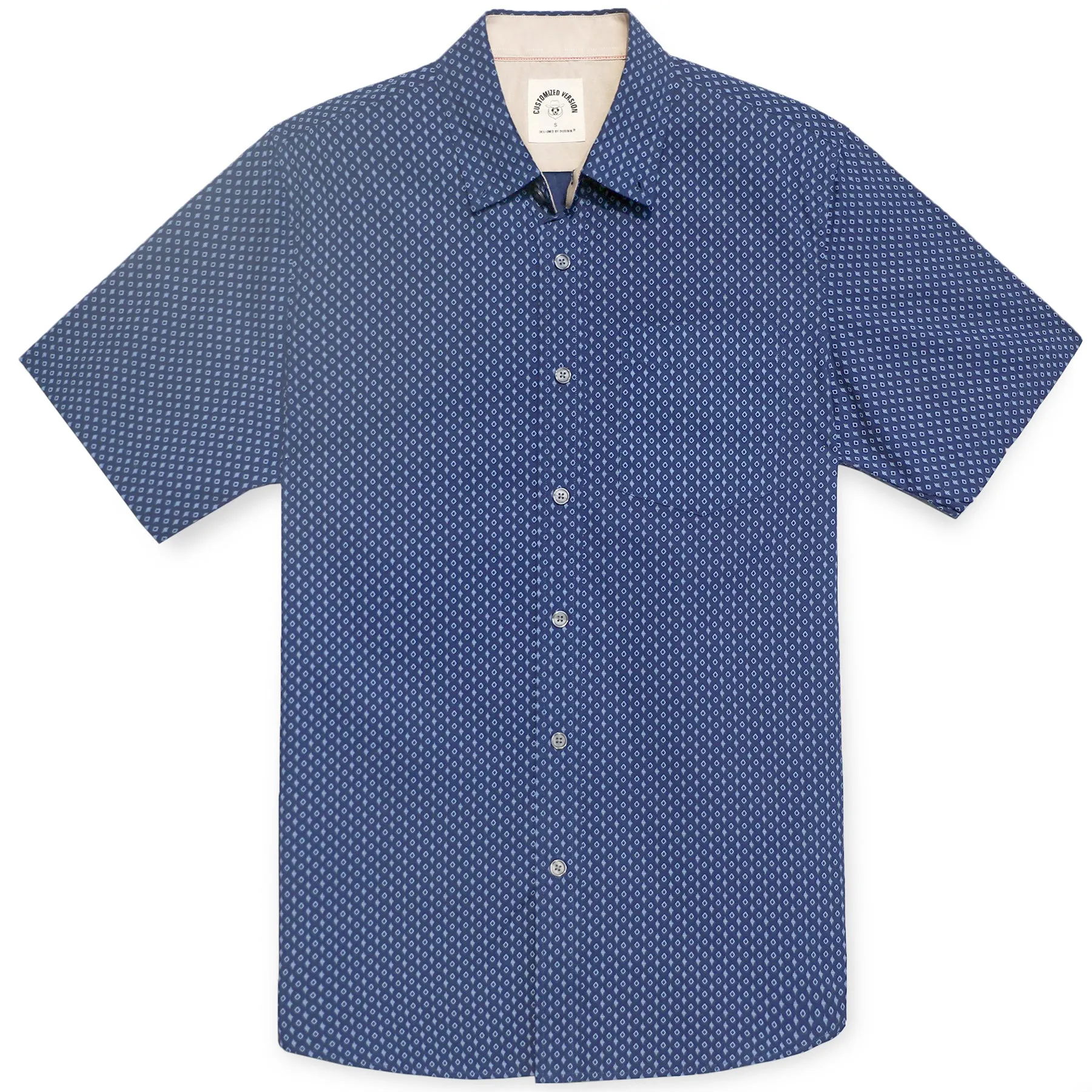 Men's casual short-sleeved cotton shirt #0101 sold by Dubinik