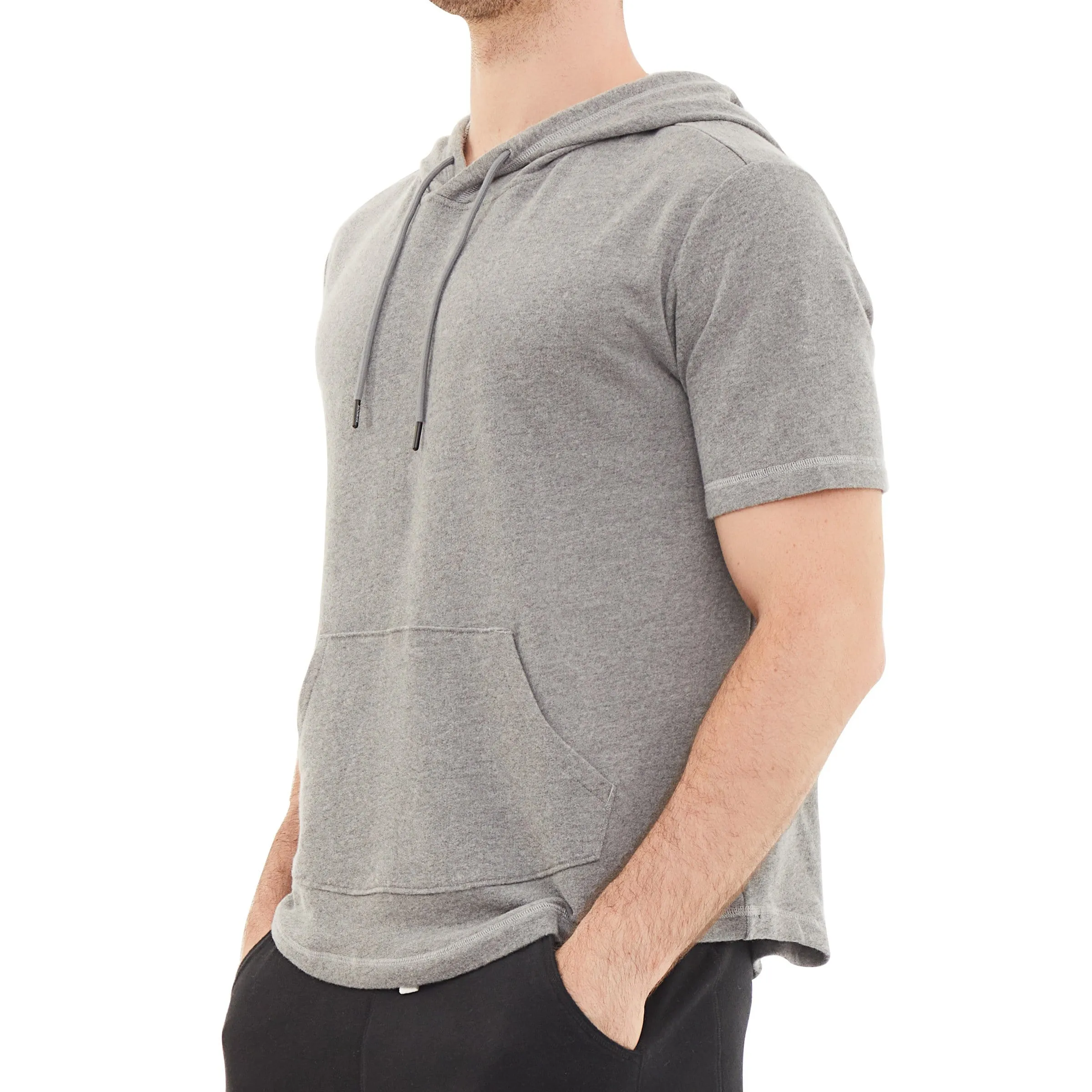 Men's Hoodies short-sleeved hooded sweatshirt #0605 sold by Dubinik product image thumbnail 3