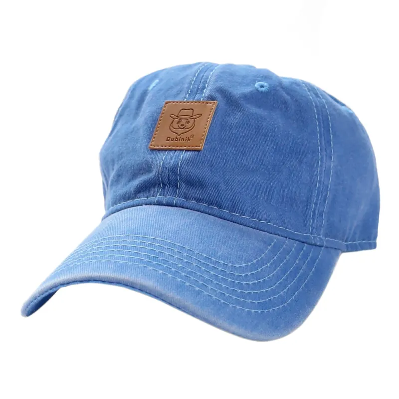 Cotton denim baseball cap #2323 made by Dubinik