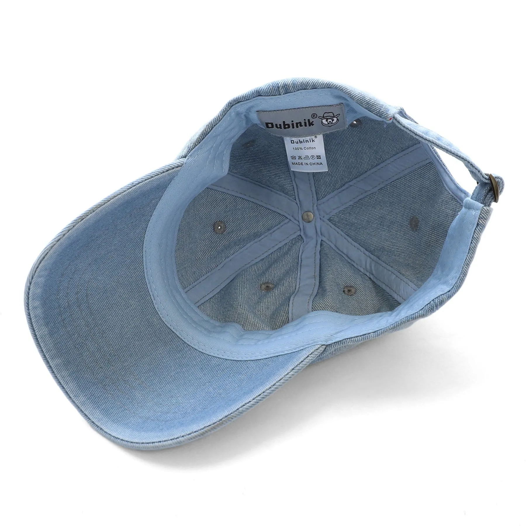 Cotton denim baseball cap #2316 sold by Dubinik product image thumbnail 4