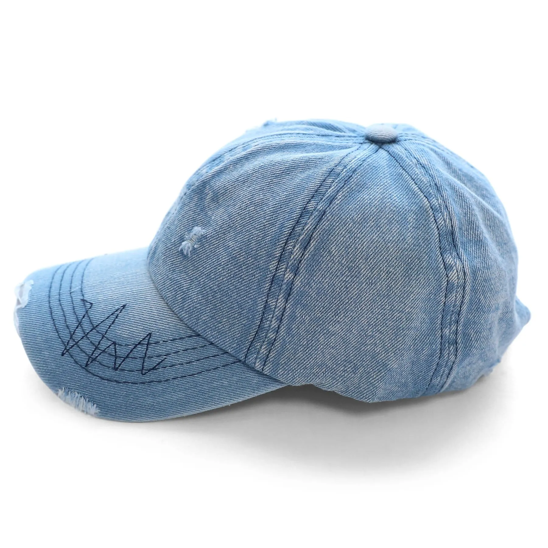 Cotton denim baseball cap #2315 sold by Dubinik product image thumbnail 5