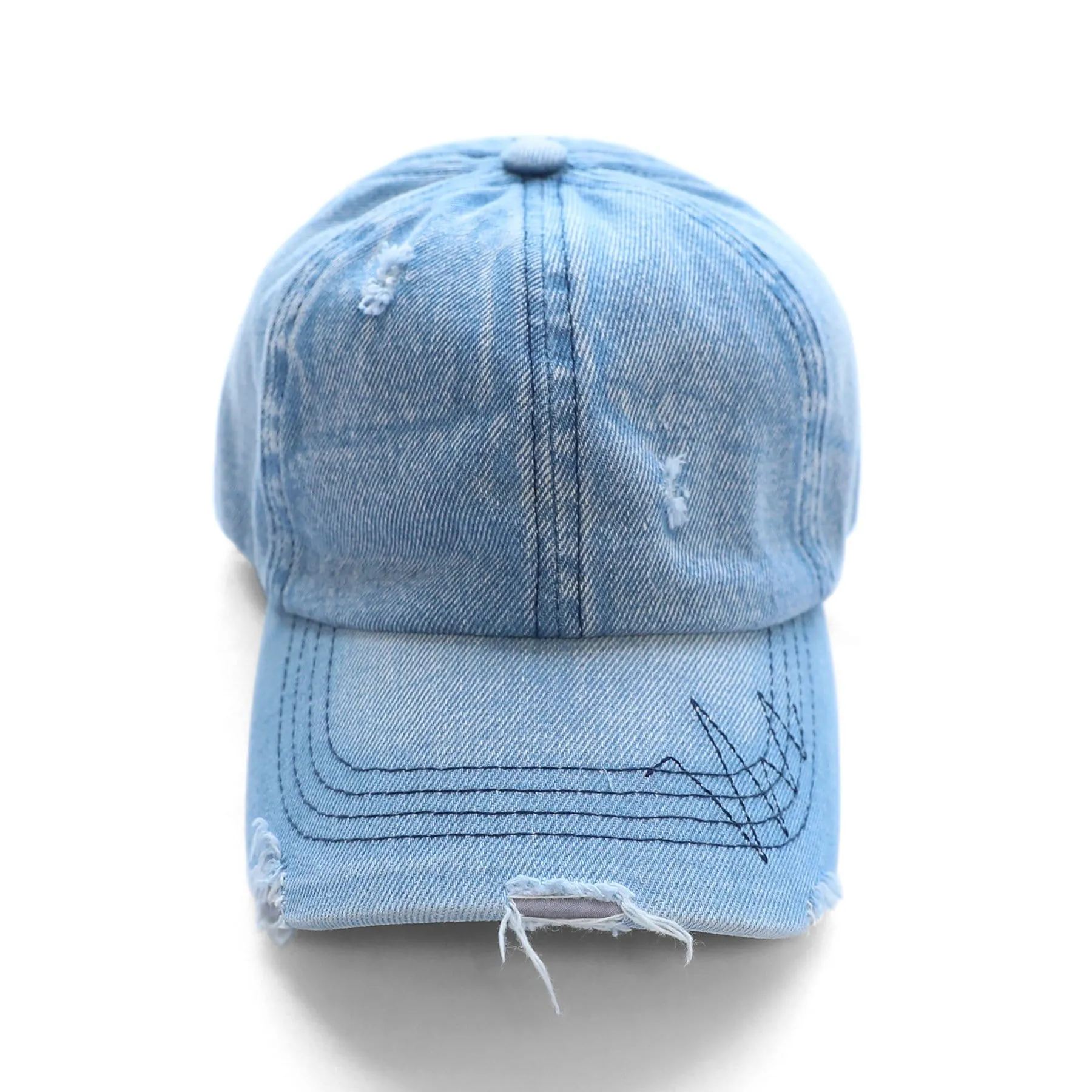 Cotton denim baseball cap #2315 sold by Dubinik product image thumbnail 2