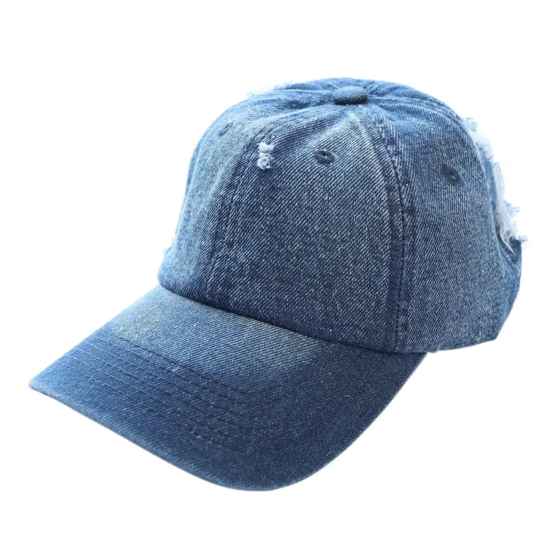 Cotton denim baseball cap #2309 made by Dubinik