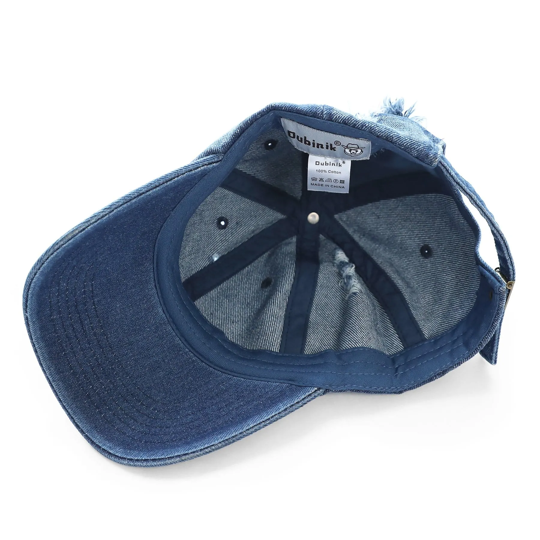 Cotton denim baseball cap #2309 sold by Dubinik product image thumbnail 4