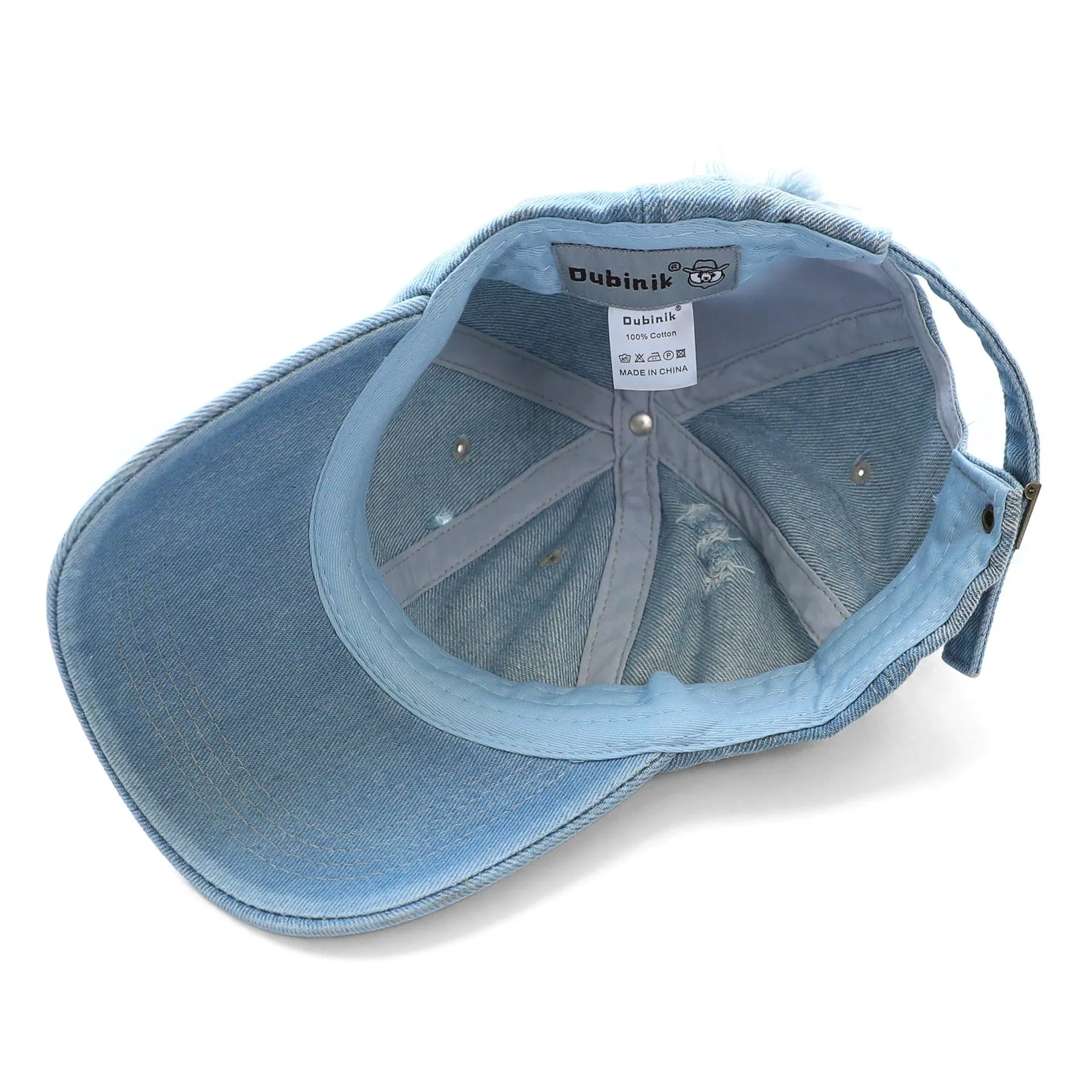 Cotton denim baseball cap #2308 sold by Dubinik product image thumbnail 4