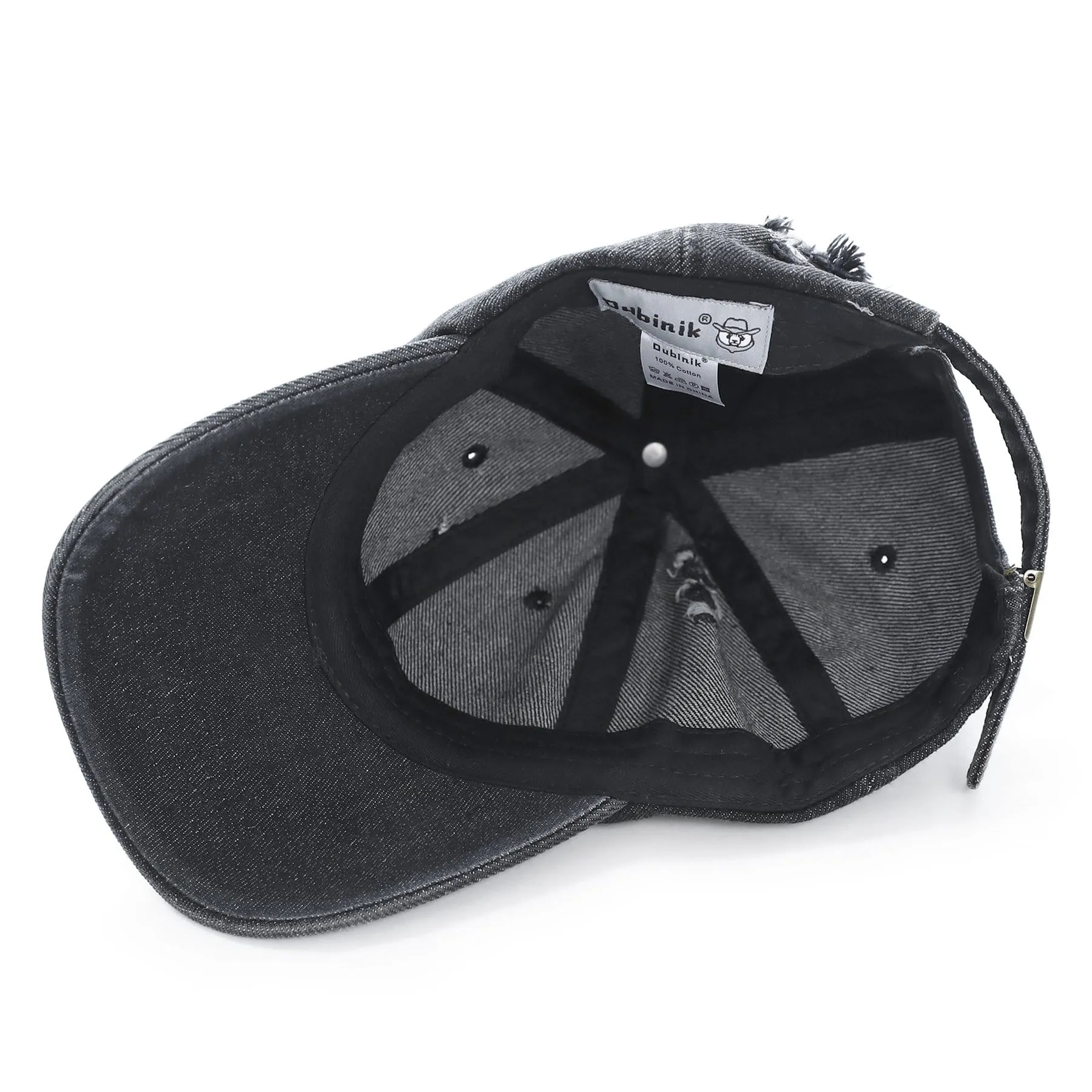 Cotton denim baseball cap #2307 sold by Dubinik product image thumbnail 4