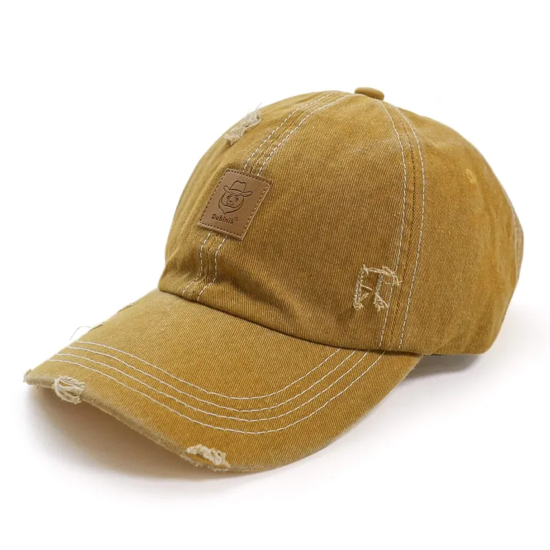 Cotton denim baseball cap #2305 made by Dubinik