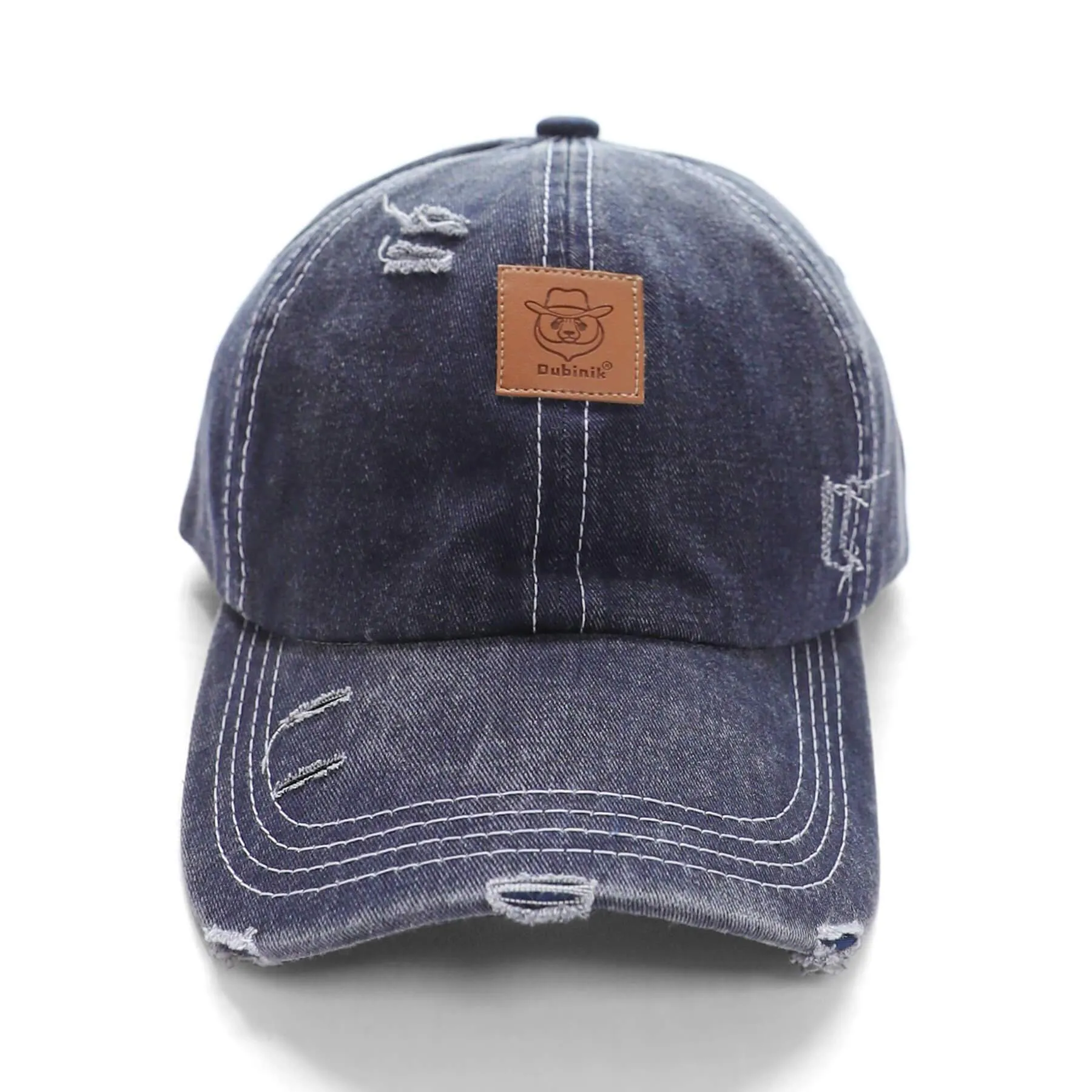 Cotton denim baseball cap #2304 sold by Dubinik product image thumbnail 2