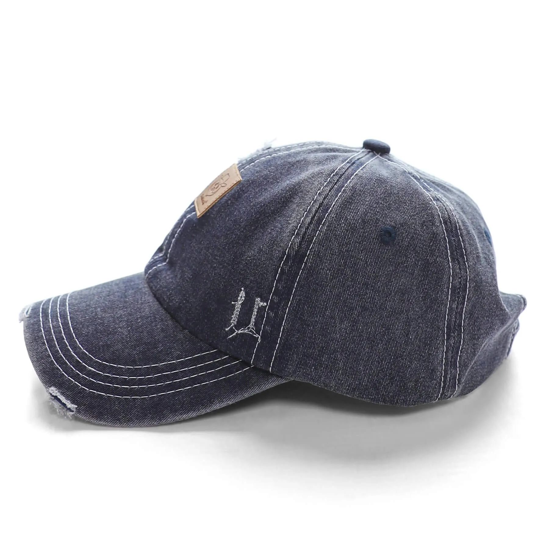 Cotton denim baseball cap #2304 sold by Dubinik product image thumbnail 5